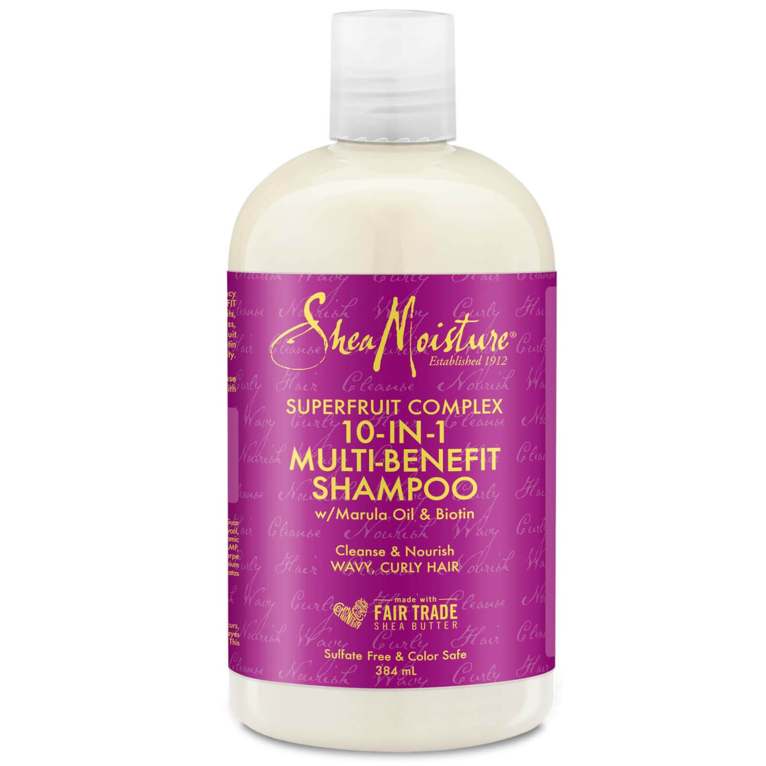 Shea Moisture Shampoing Multi-Action Tous Types de Cheveux au Complexe Superfruit 10 in 1 (379 ml)