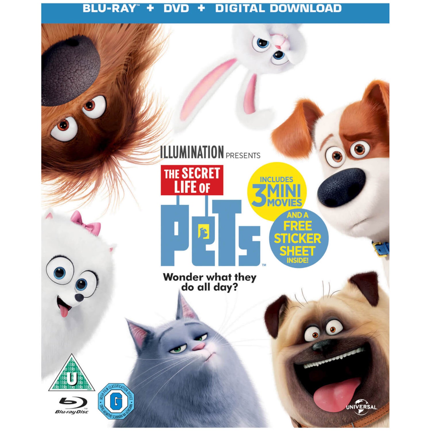 The Secret Life of Pets (Includes UV Copy) Blu-ray - Zavvi Ireland