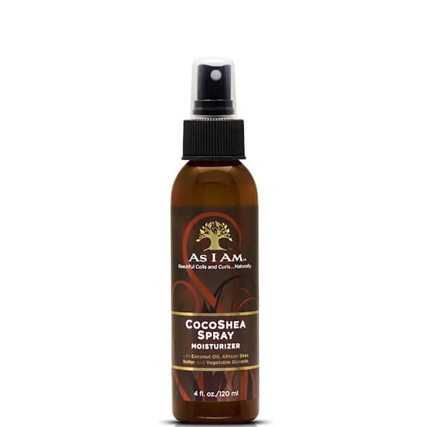 Spray hydratant au coco et au karité d'As I Am (120 ml)