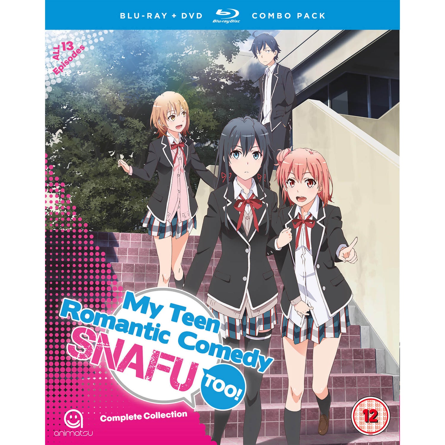 My Teen Romantic Comedy SNAFU Too! (Aflevering 1-13) Blu-ray/DVD combo