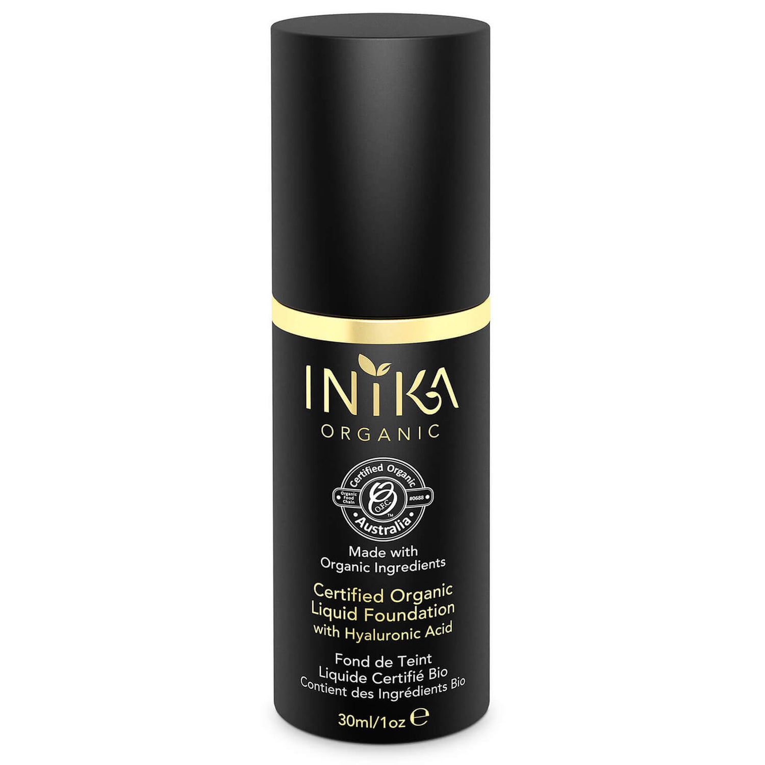 Maquillaje líquido con certificación orgánica de INIKA
