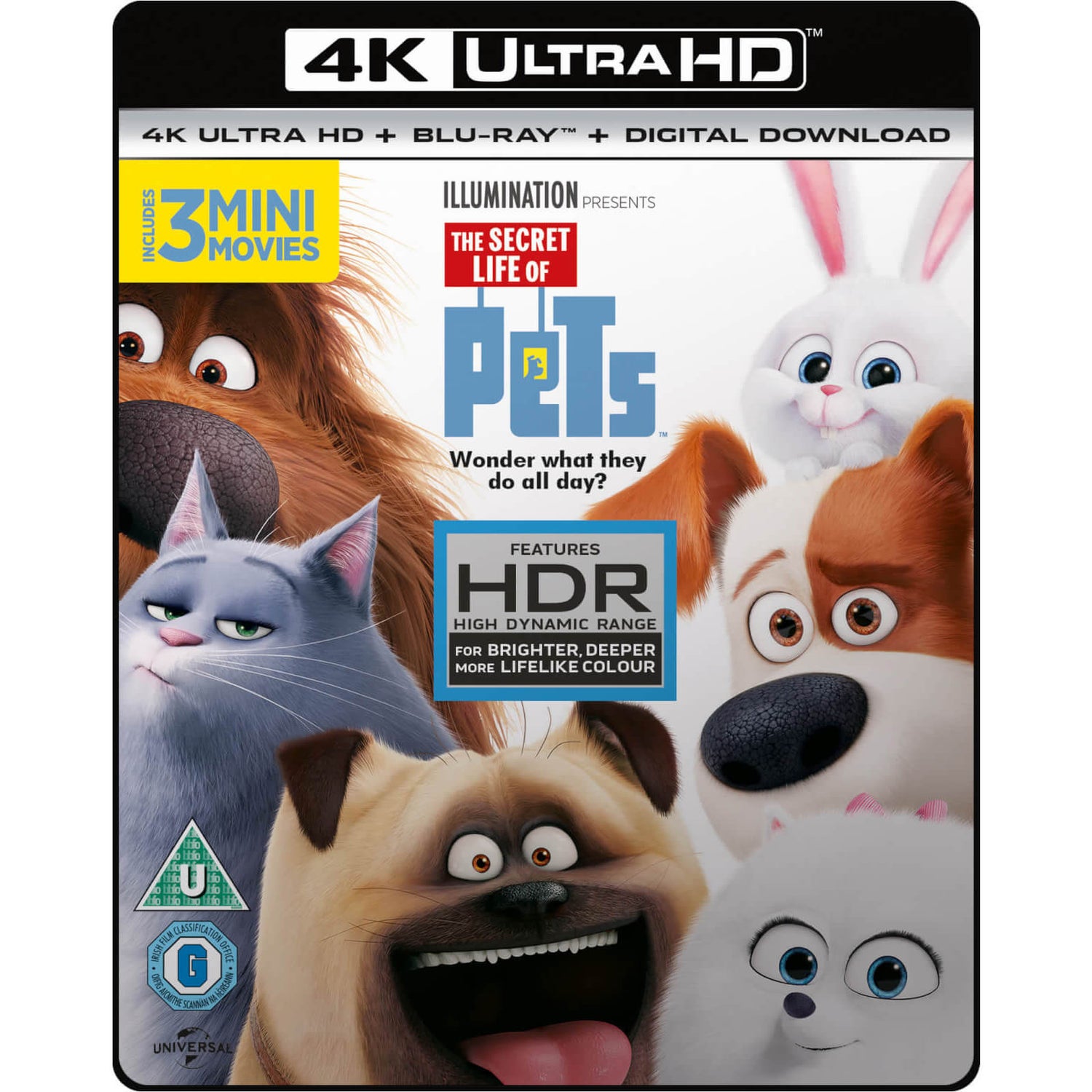 The Secret Life Of Pets - 4K Ultra HD 4K - Zavvi Ireland