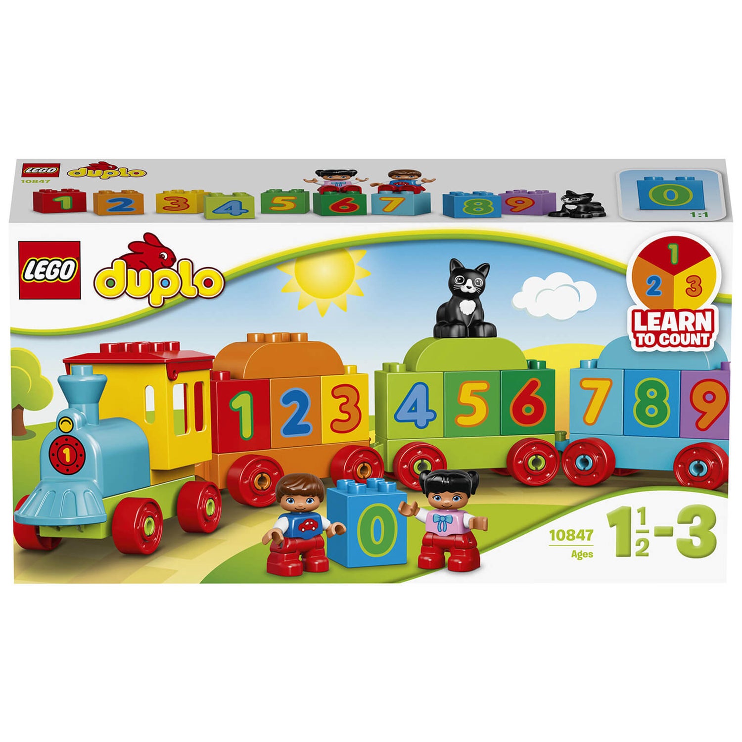 LEGO DUPLO Cijfertrein Speelgoed Grote Stenen Set (10847)