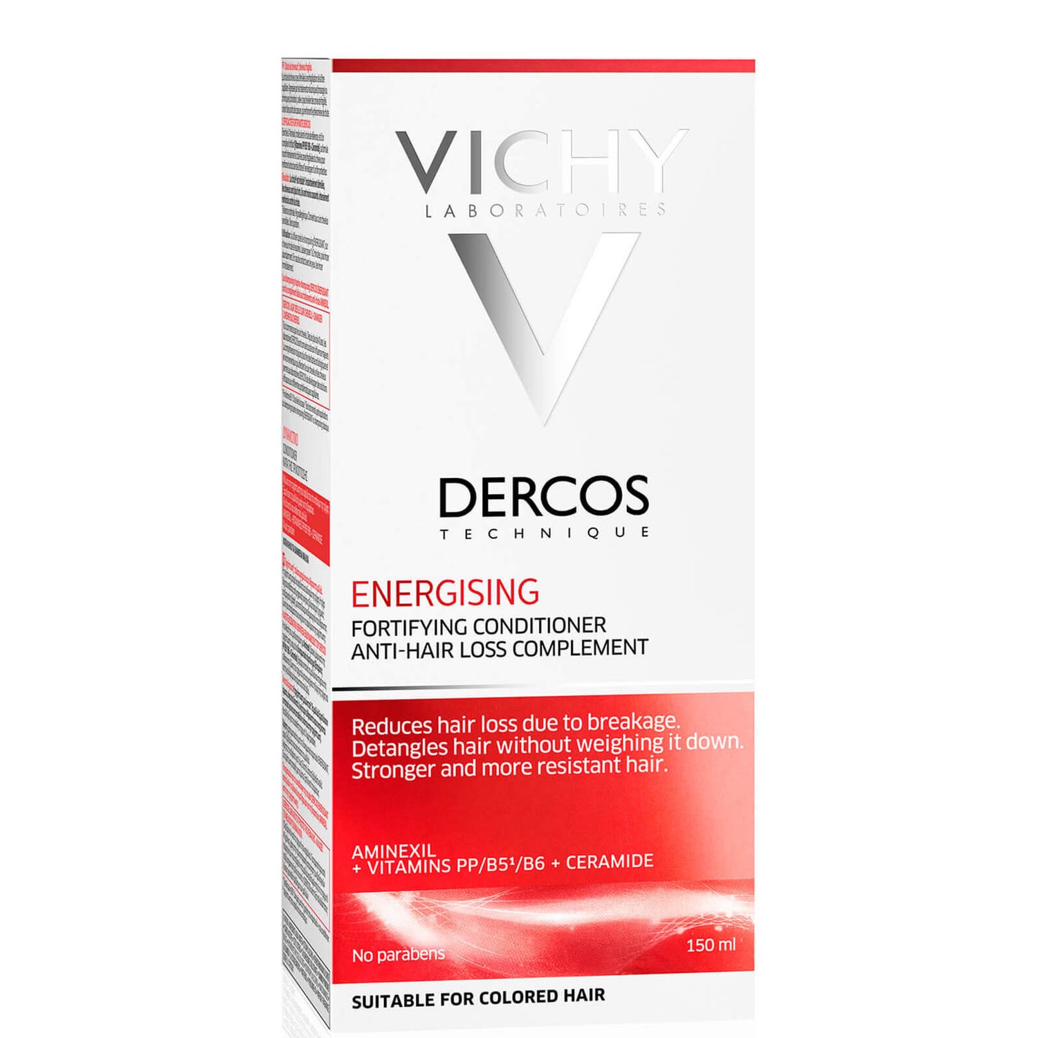 Vichy Dercos Energy+ Fortifying Amino Acid & Ceramide Conditioner for Hair Loss & Thinning Due to Breakage 200ml