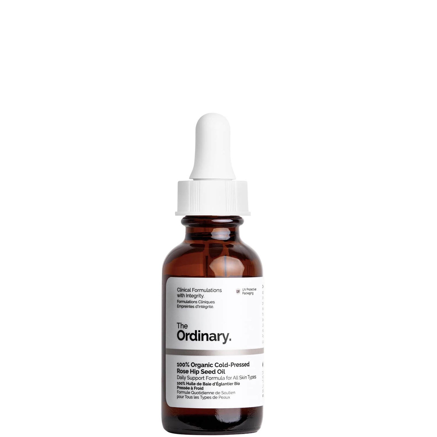 The Ordinary 100% Organic Cold-Pressed Rose Hip Seed Oil 30ml | Cult Beauty