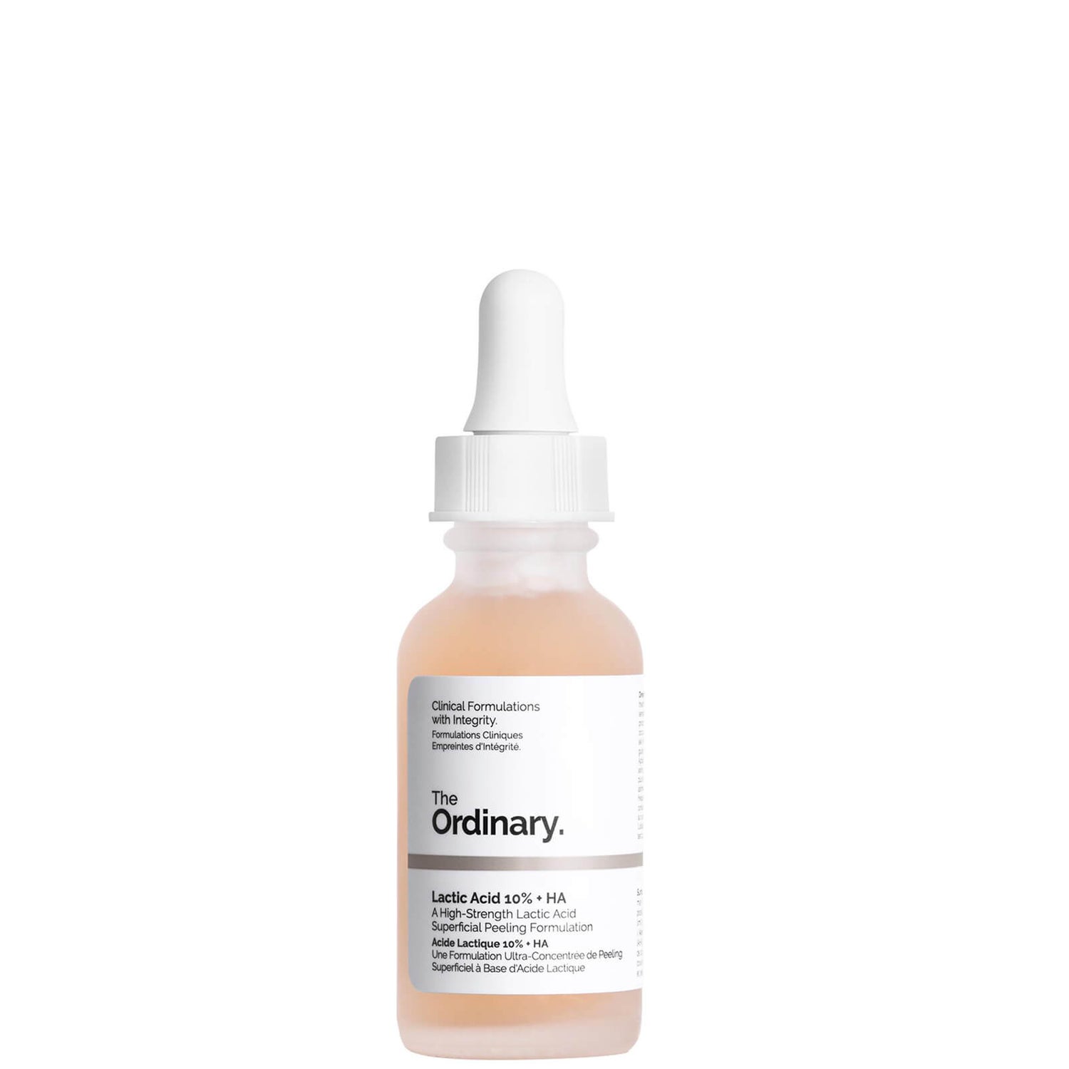 The Ordinary Lactic Acid 10% + HA 2% Superficial Peeling Formulation preparat złuszczający 30 ml