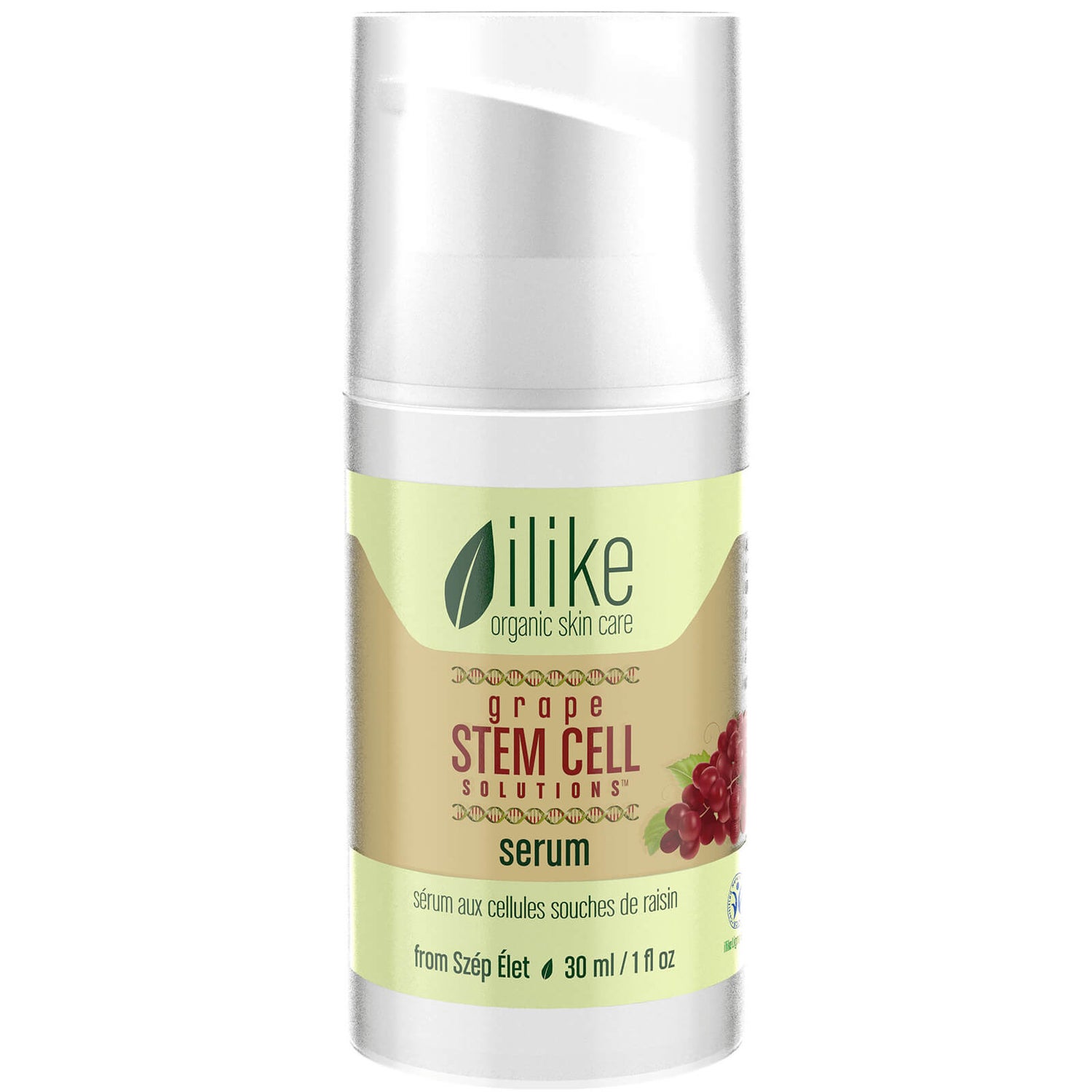 ilike organic skin care Grape Stem Cell Solutions Serum