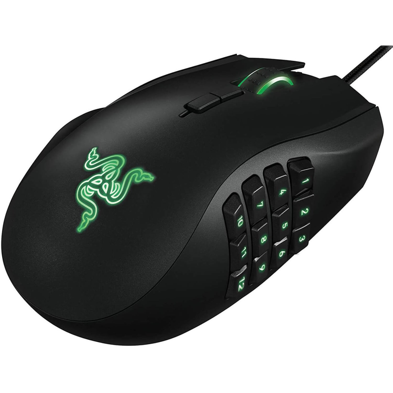 Razer Naga Left Handed Gaming Mouse - Black (2 Year Warranty)