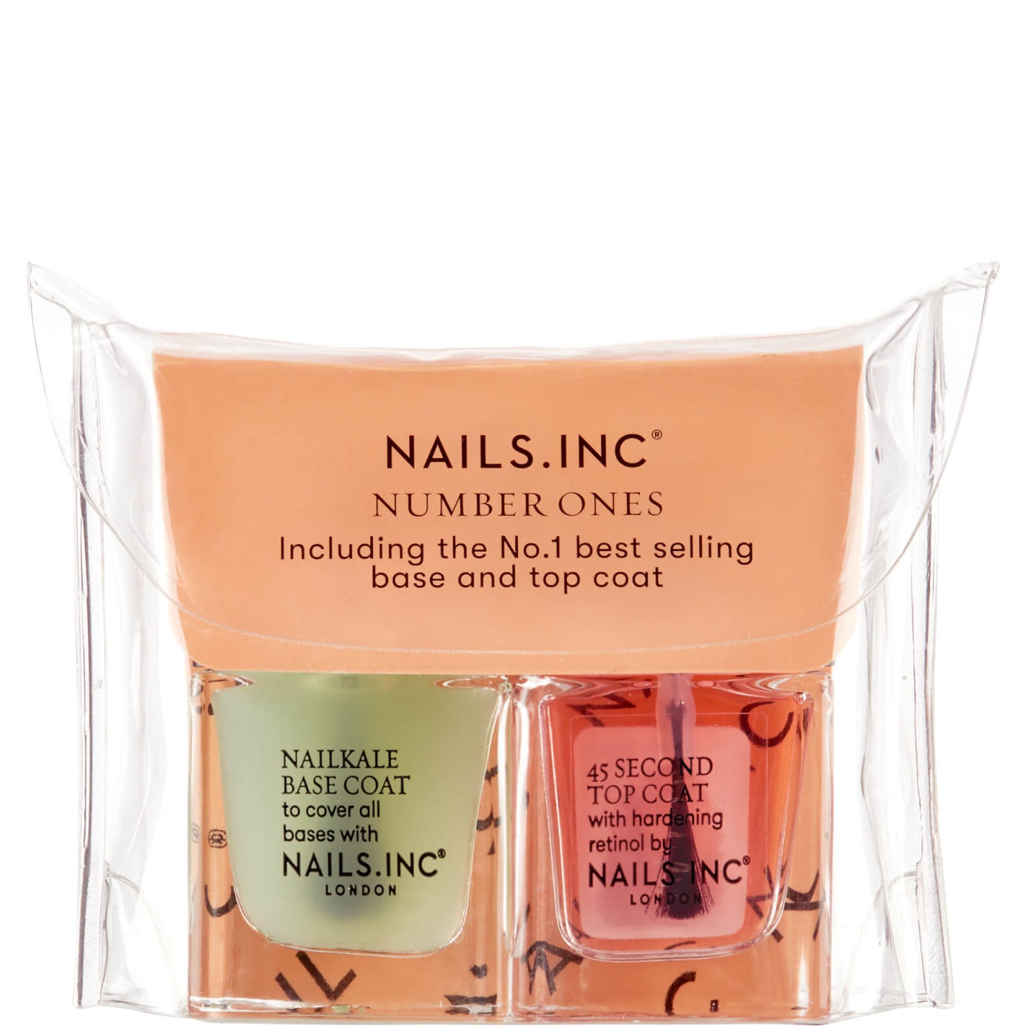 nails inc. Number 1's Base and Top Coat Duo 2 x 5 ml