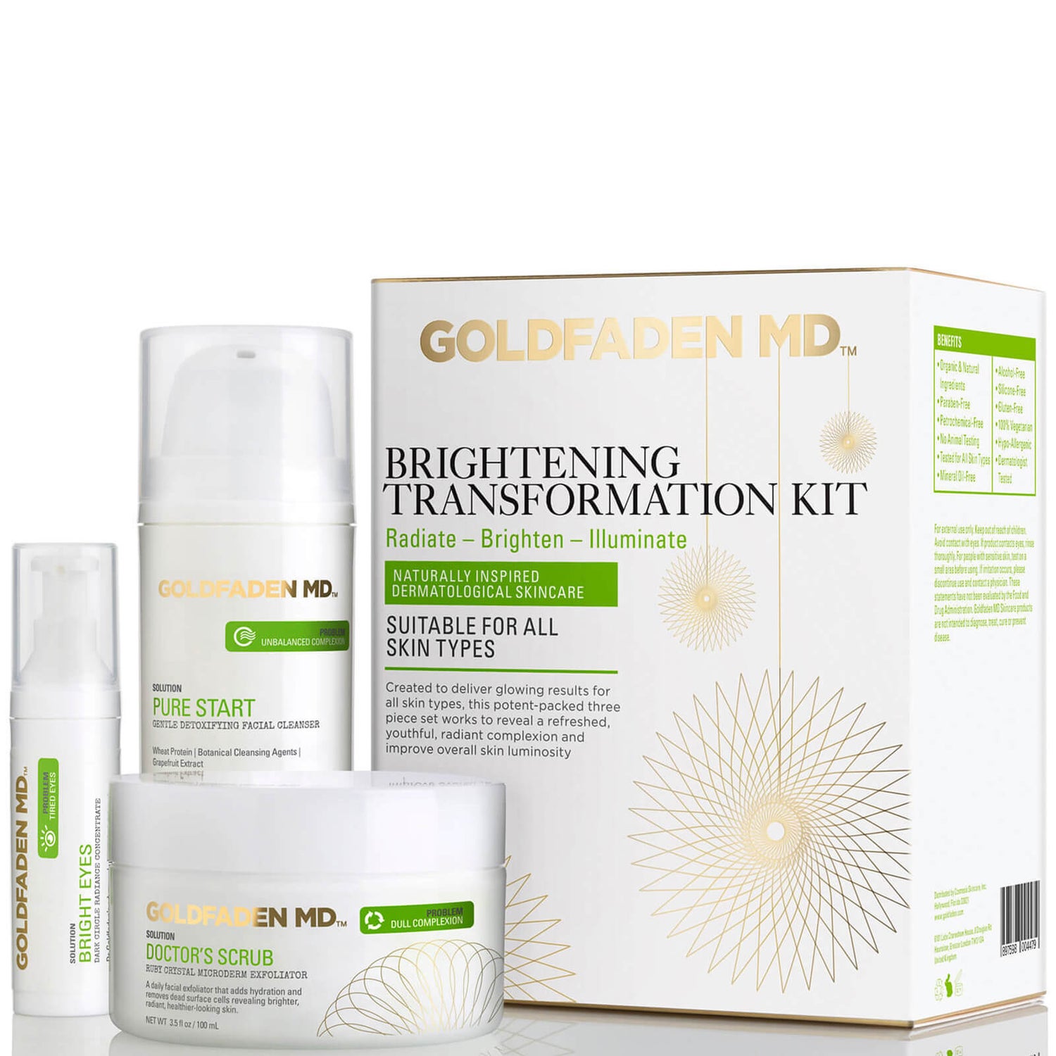 Goldfaden MD Brightening Transformation Kit