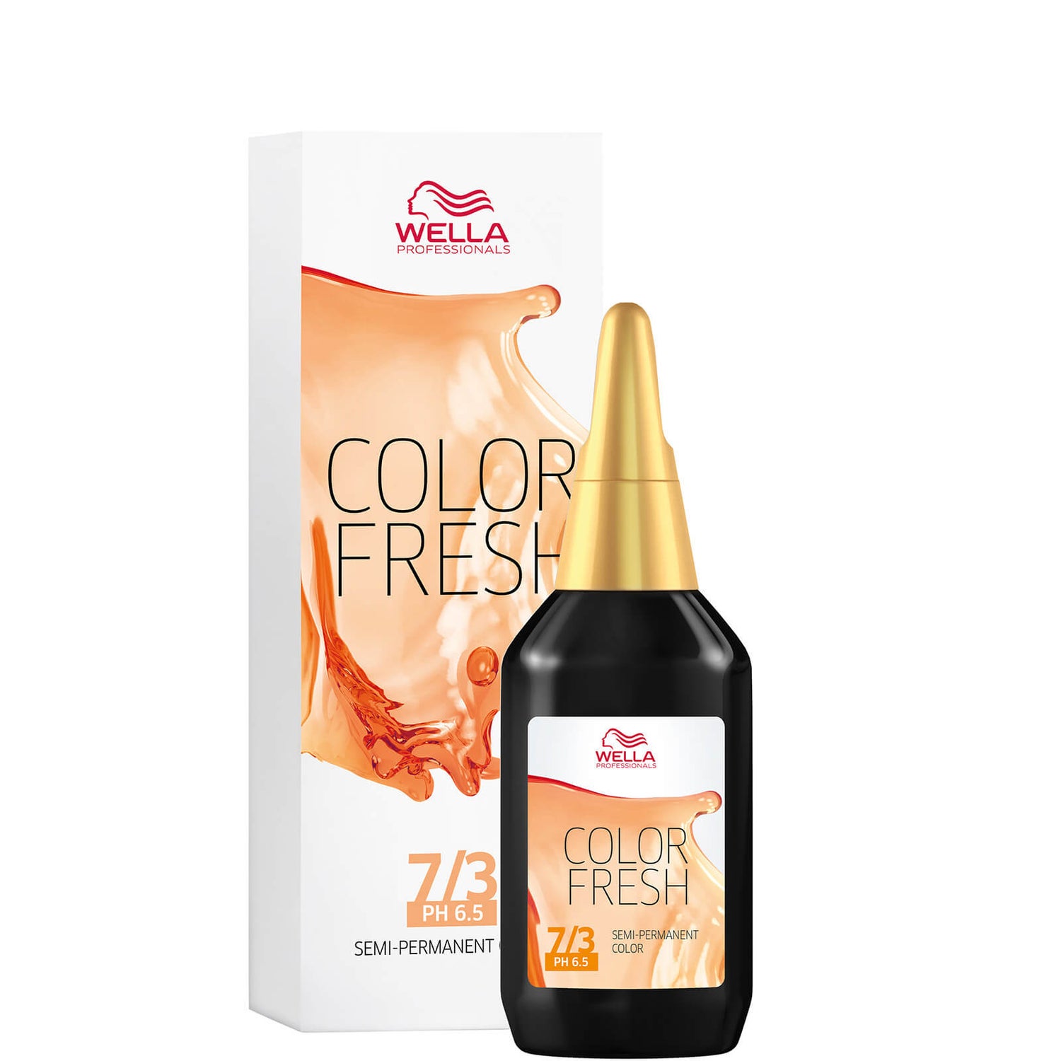 Wella Professionals Color Fresh Semi-Permanent Colour - 7/3 Medium Gold Blonde 75ml