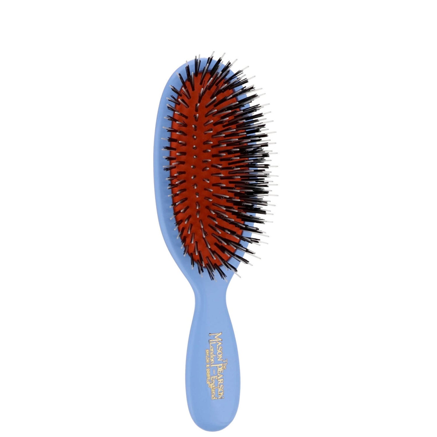 Mason Pearson Boar Bristle Nylon Pocket Brush Blue BN4 allbeauty