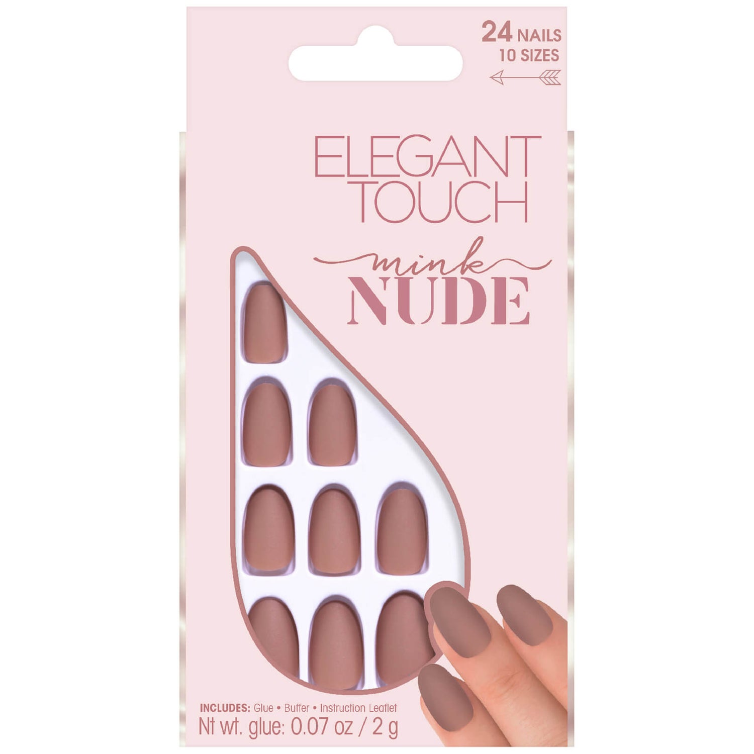 Elegant Touch Nude Collection unghie finte - Mink