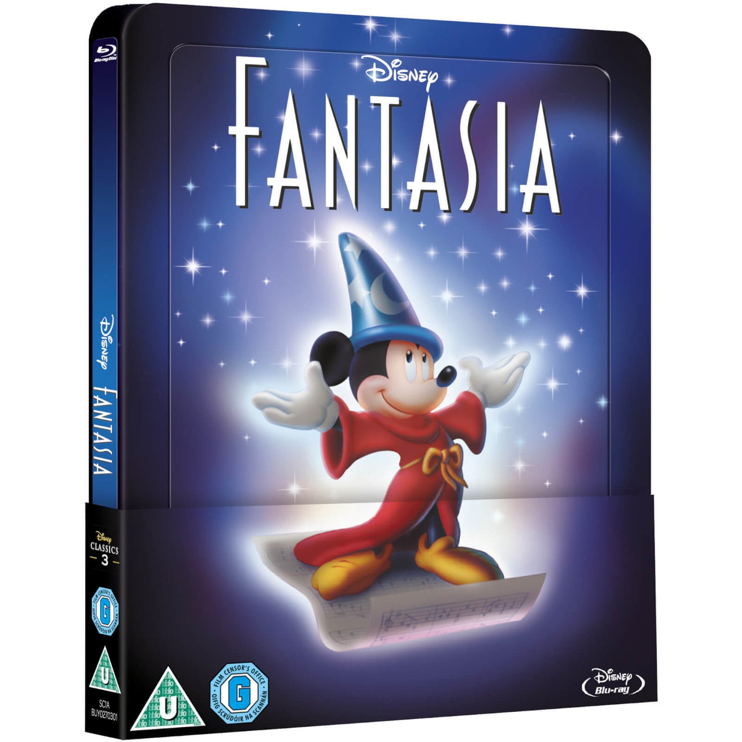 Fantasia - Zavvi Exclusive Lenticular Edition Steelbook Blu Fantasia - Zavvi Exclusive Lenticular Edition Steelbook Blu
