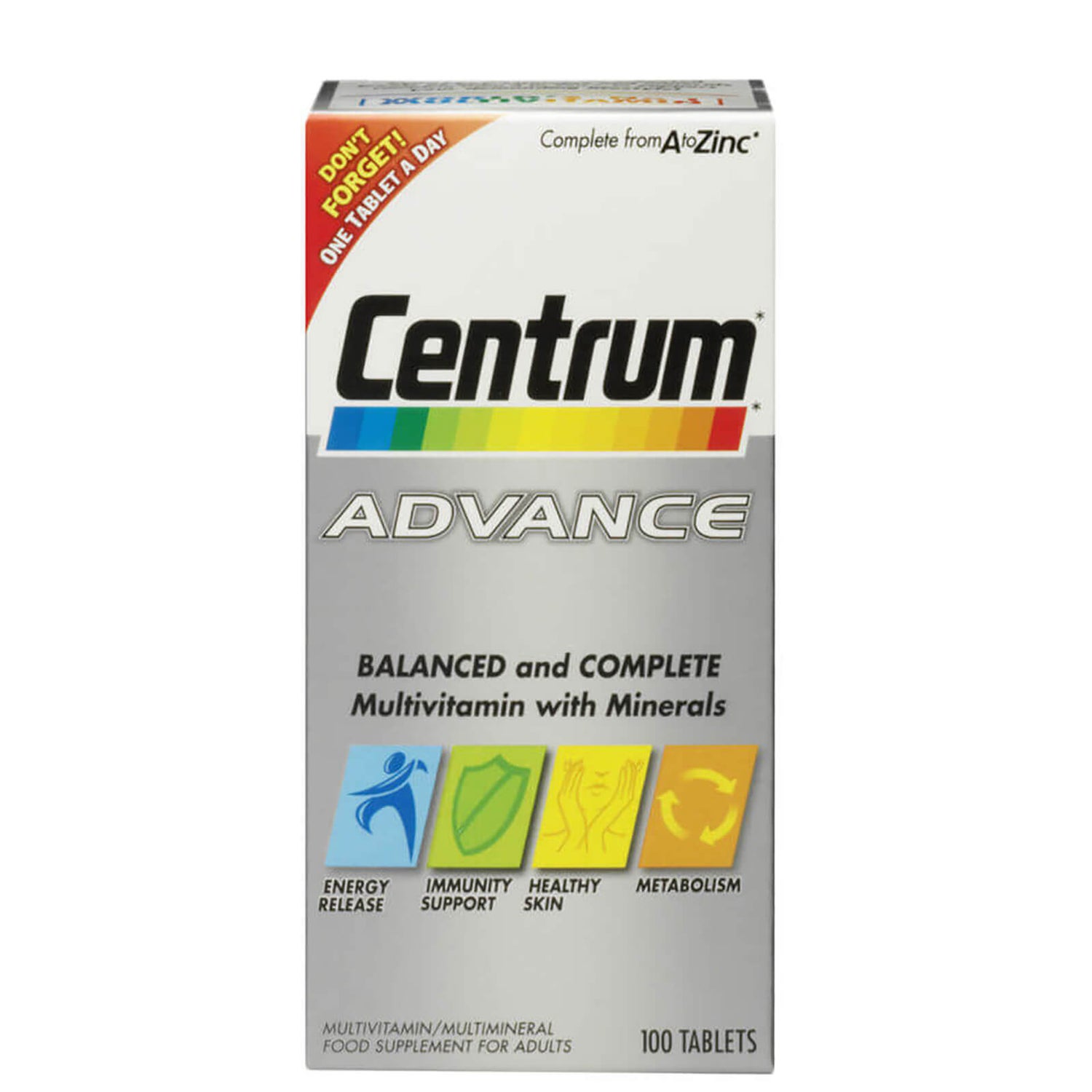 Comprimidos multivitamínicos Advance de Centrum - (60 comprimidos)