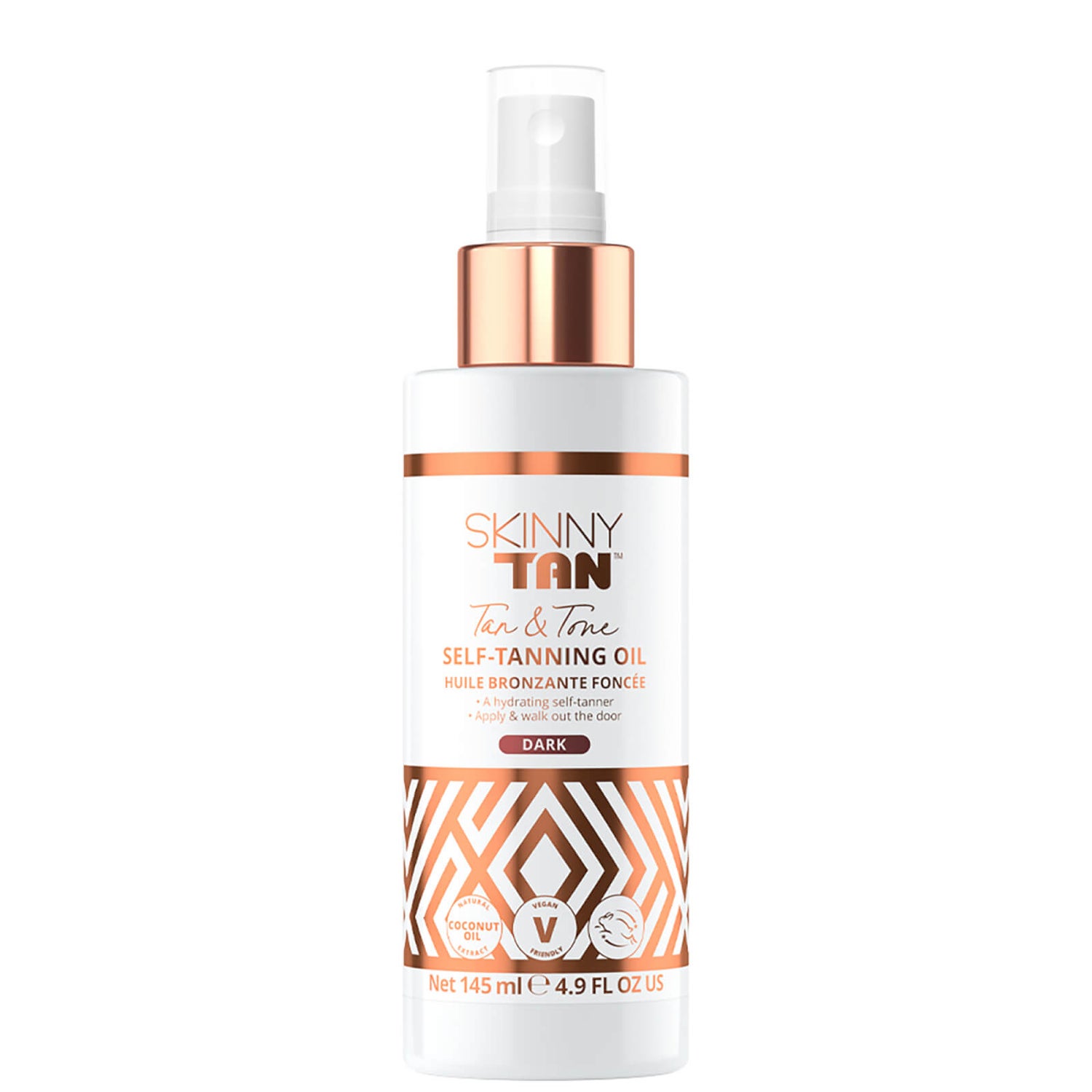 Huile Auto-Bronzante Tan and Tone Skinny Tan – Dark 145 ml