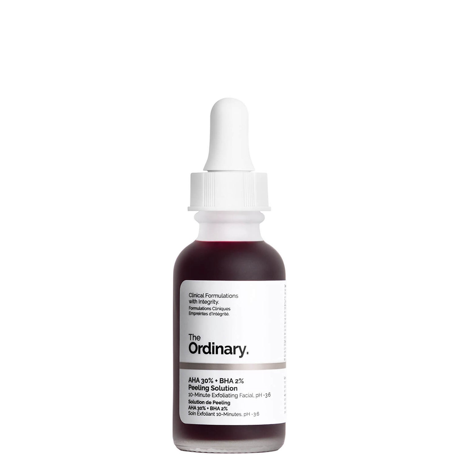 The Ordinary Aha 30 Bha 2 Peeling Solution 30ml Lookfantastic Singapore