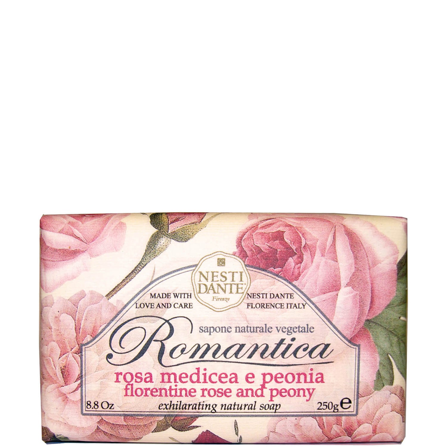 Nesti Dante Romantica Rose and Peony Soap mydło toaletowe 250 g