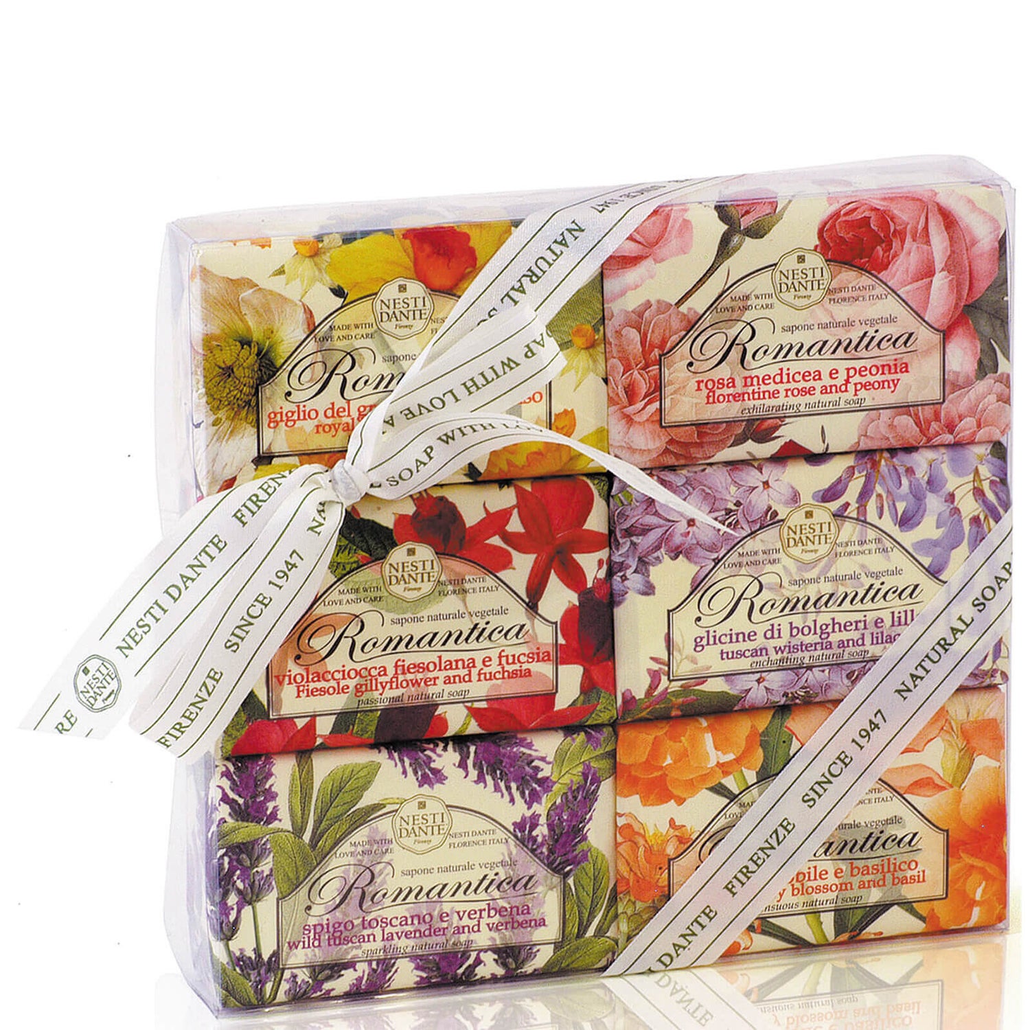 Nesti Dante Romantica Soap Collection Set 6 x 150 g