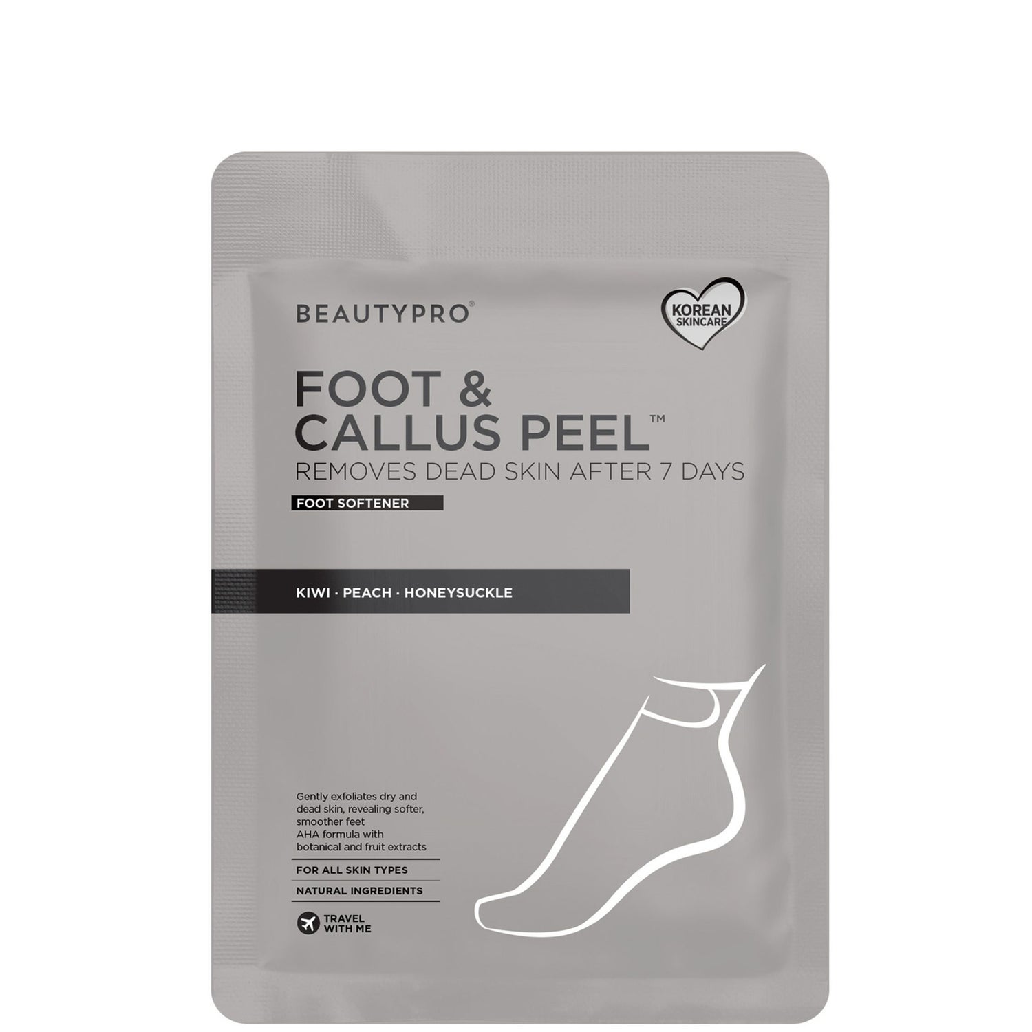 BEAUTYPRO Foot and Callus Peel with over 17 Botanical and Fruit Extracts (1 Pair)
