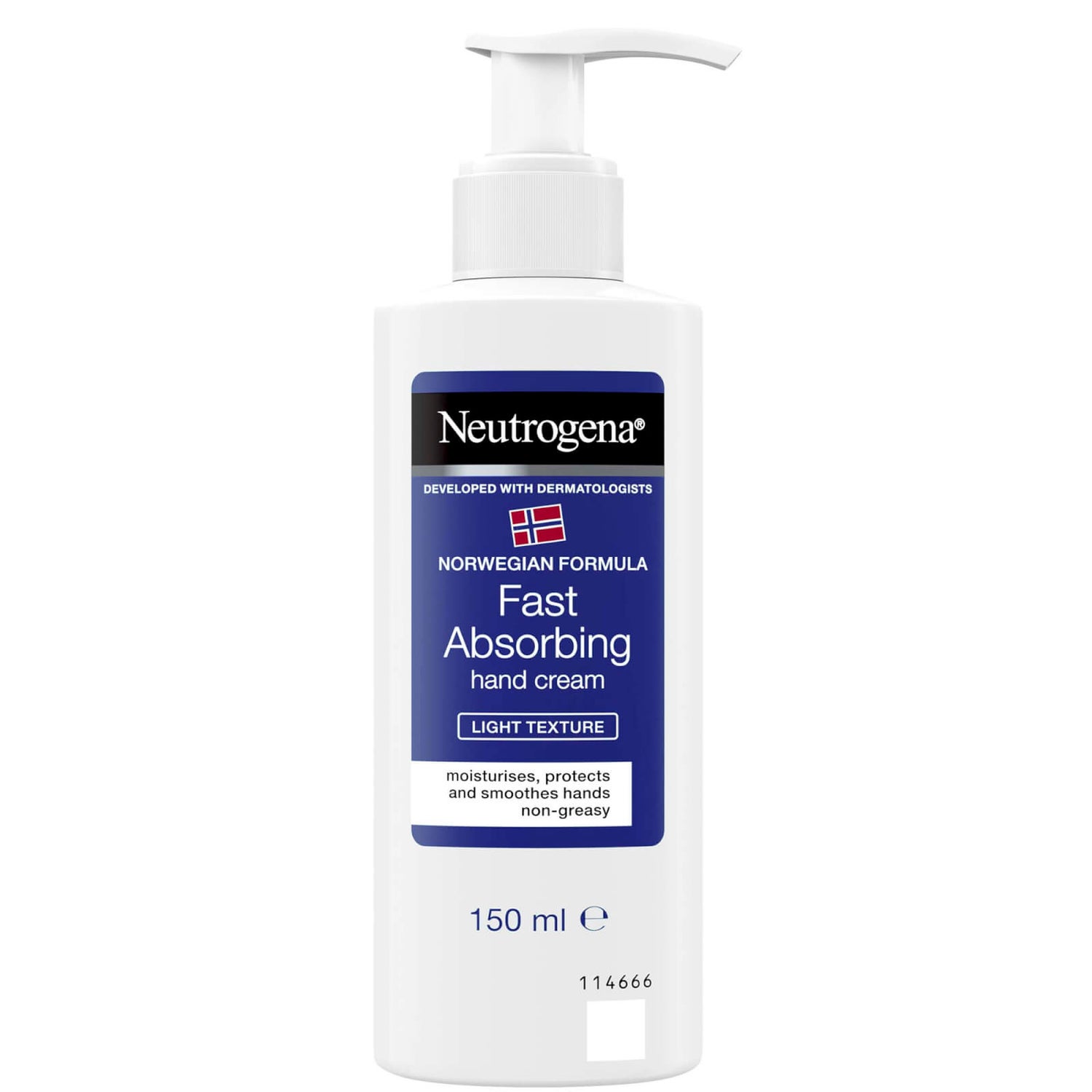 Crema de manos de rápida absorción Fórmula Noruega de Neutrogena 140 ml