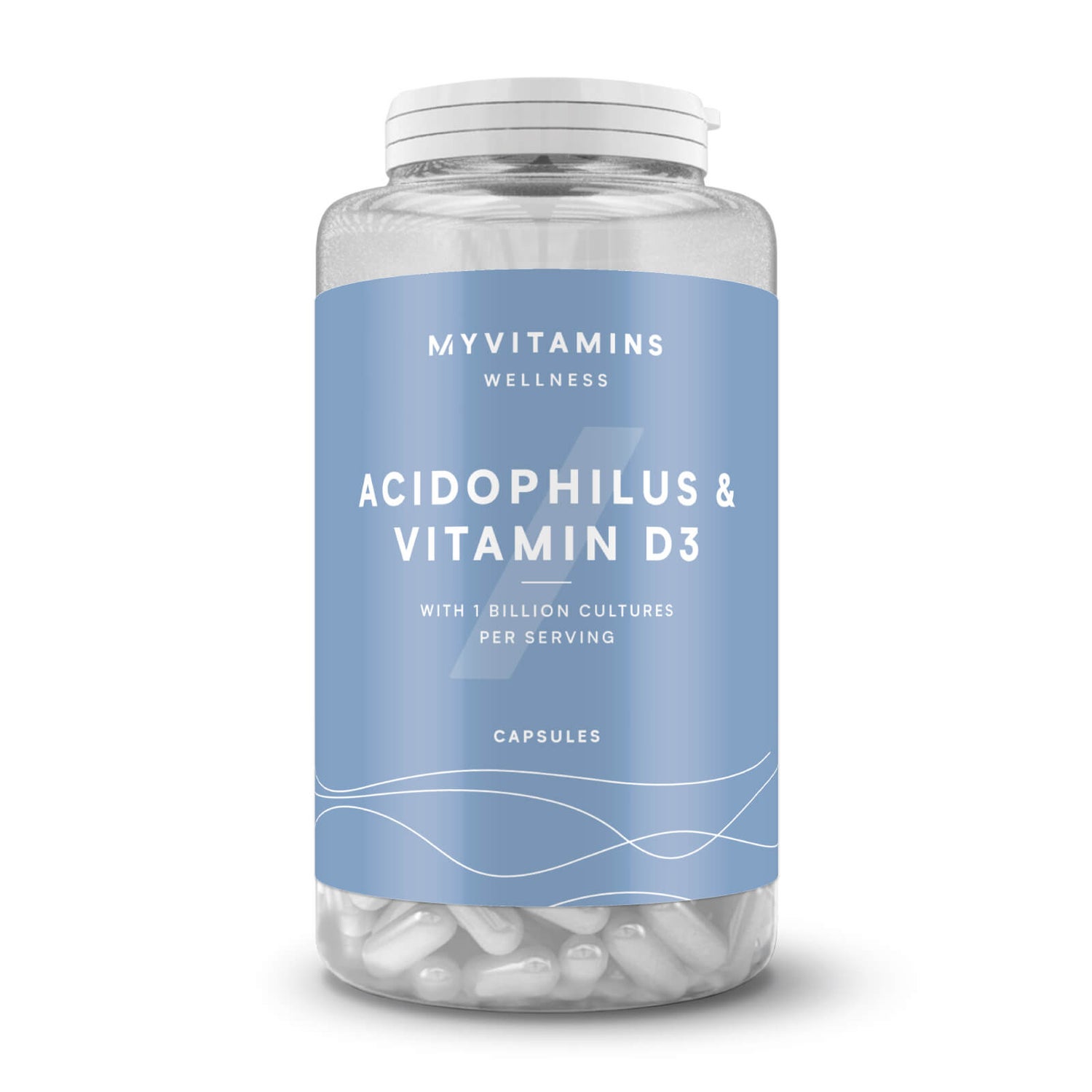 アシドフィルス菌 （乳酸菌） ＆ ビタミン D3 カプセル - 60錠