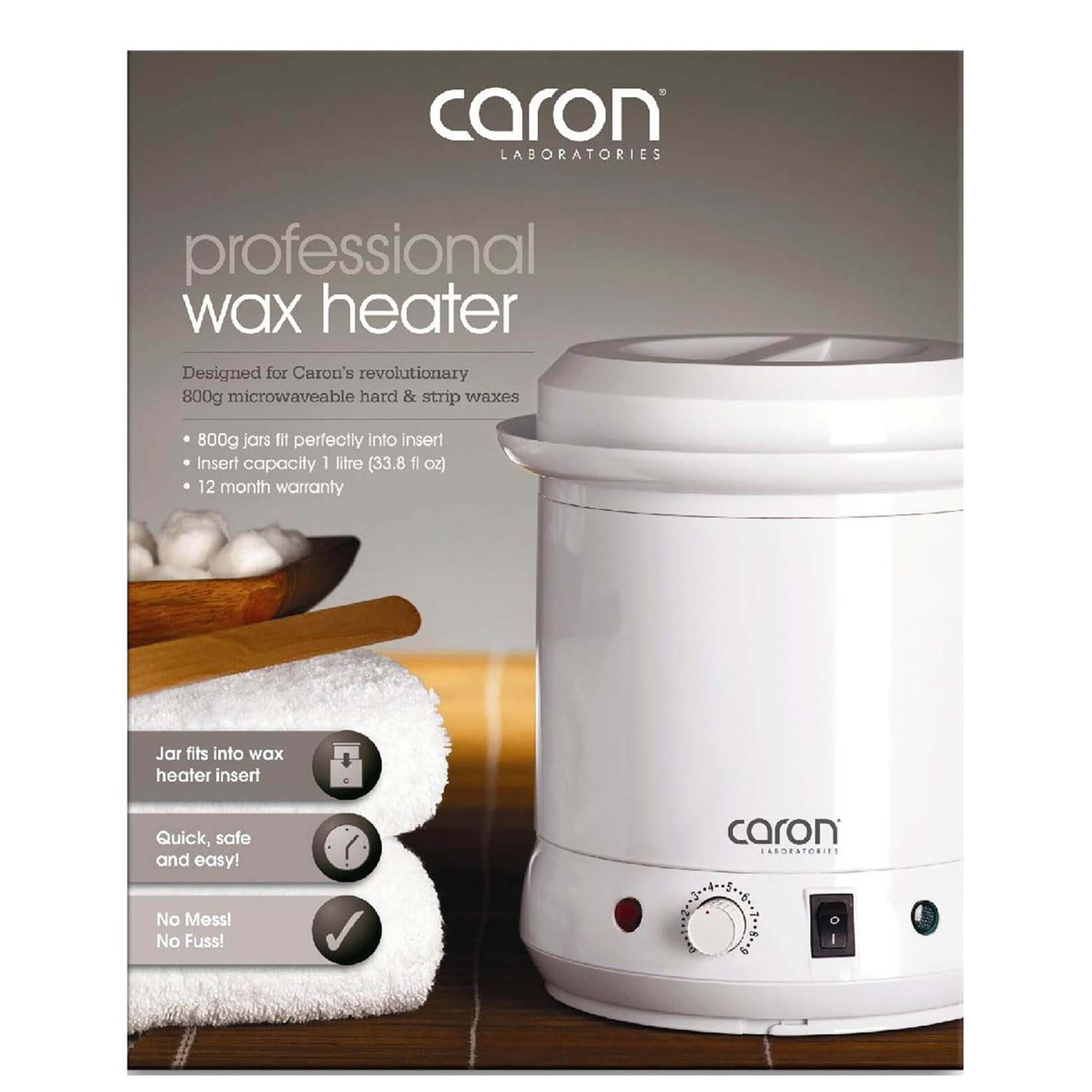 Caronlab Professional 800g Wax Heater 1L LOOKFANTASTIC AU