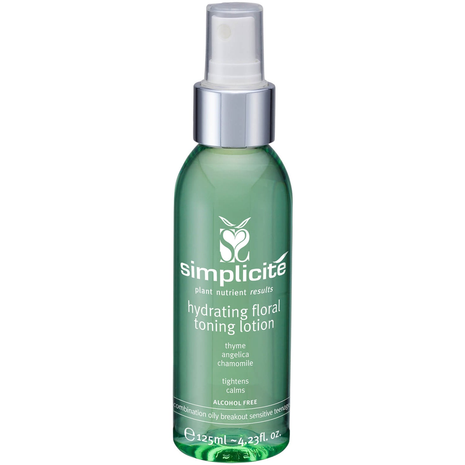 Simplicite Flower Water Toning Lotion Comb/Oily 125ml