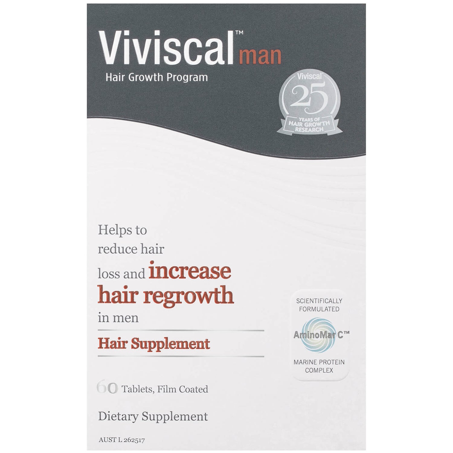 Viviscal Man Hair Growth Supplement - 1 Month (60 Tablets) | LOOKFANTASTIC  AU
