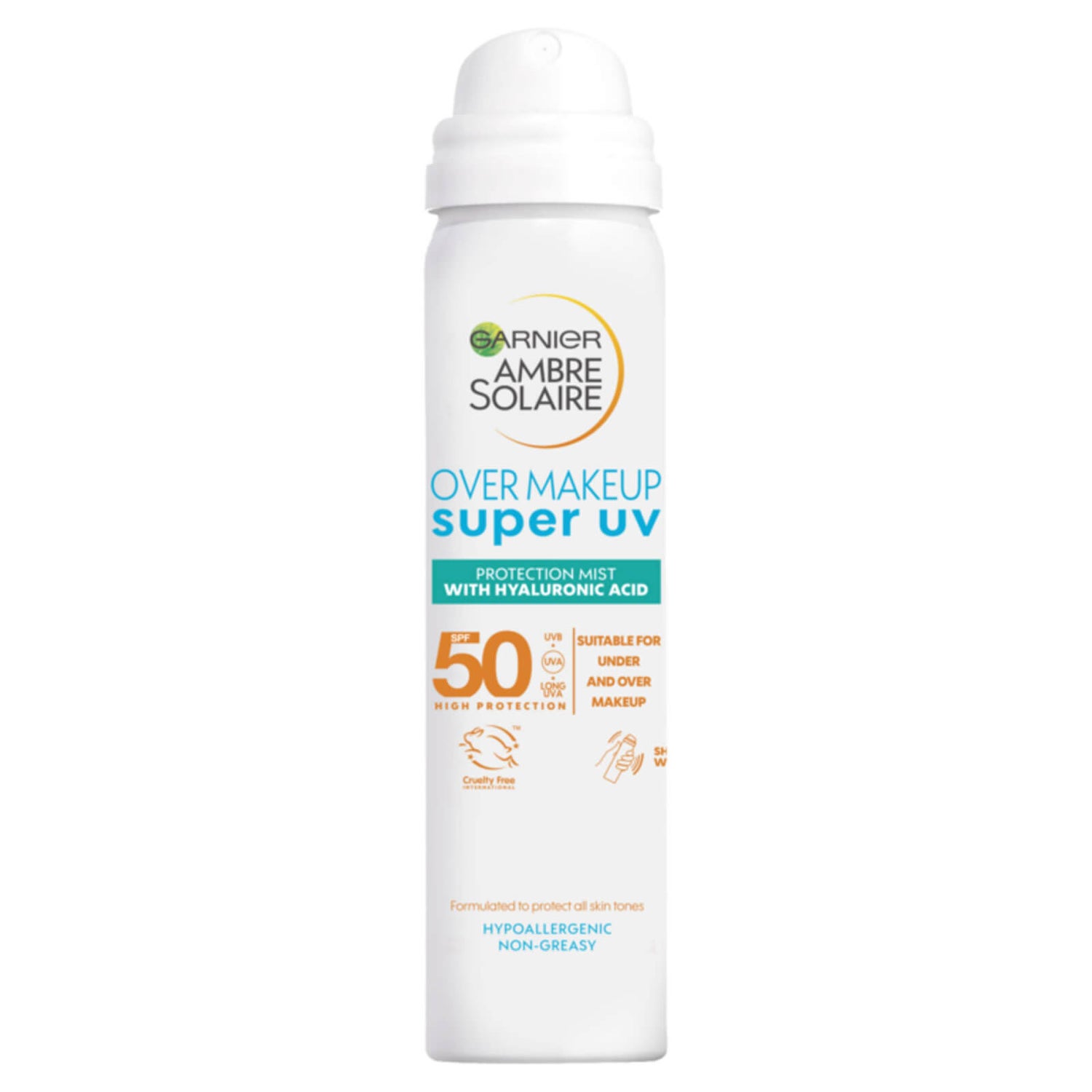 Garnier Ambre Solaire Over Makeup Super UV Protection Mist SPF50 75ml