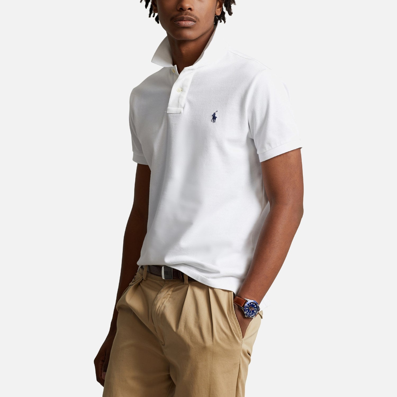 Polo Ralph Lauren Custom Cotton-Piqué Polo Shirt - S