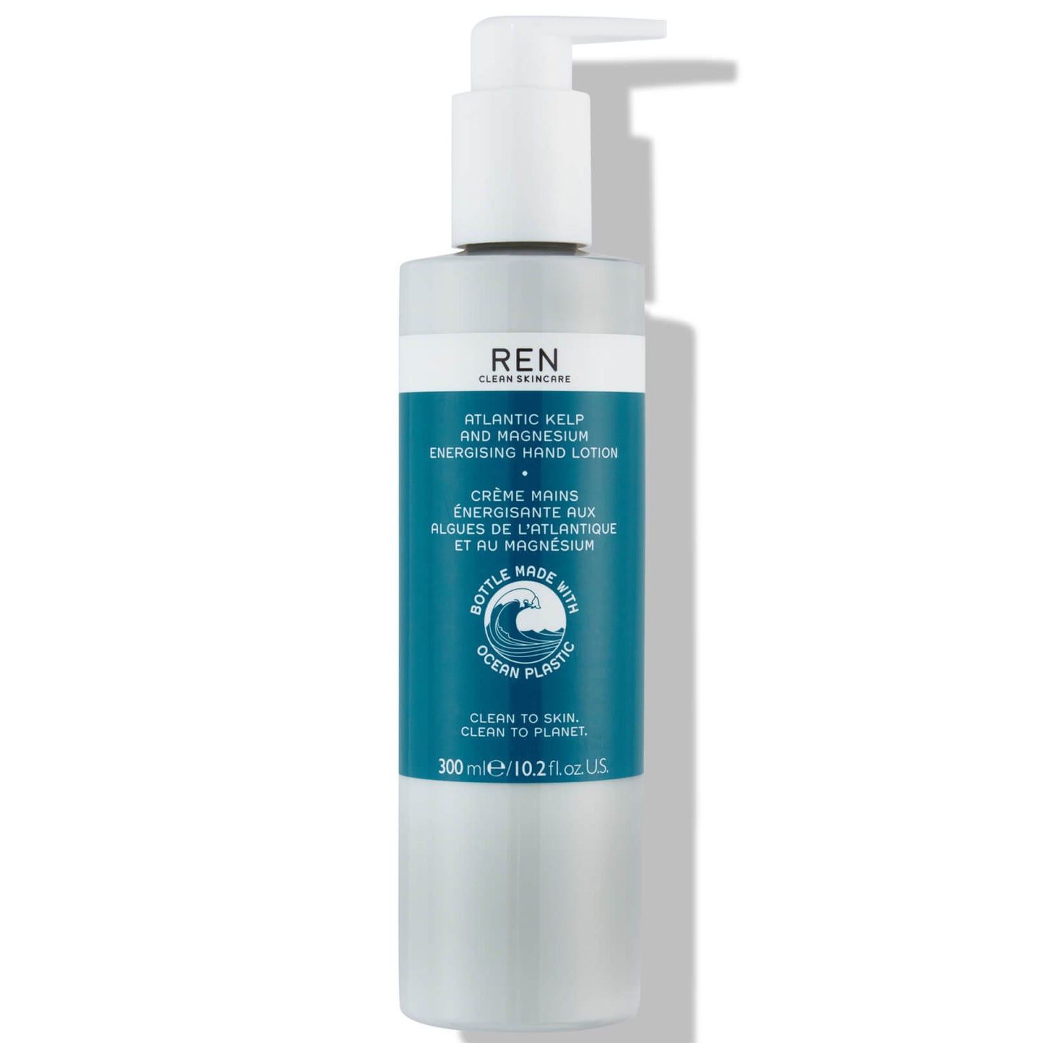 REN Skincare Atlantic Kelp and Magnesium Energising Hand Lotion 300ml