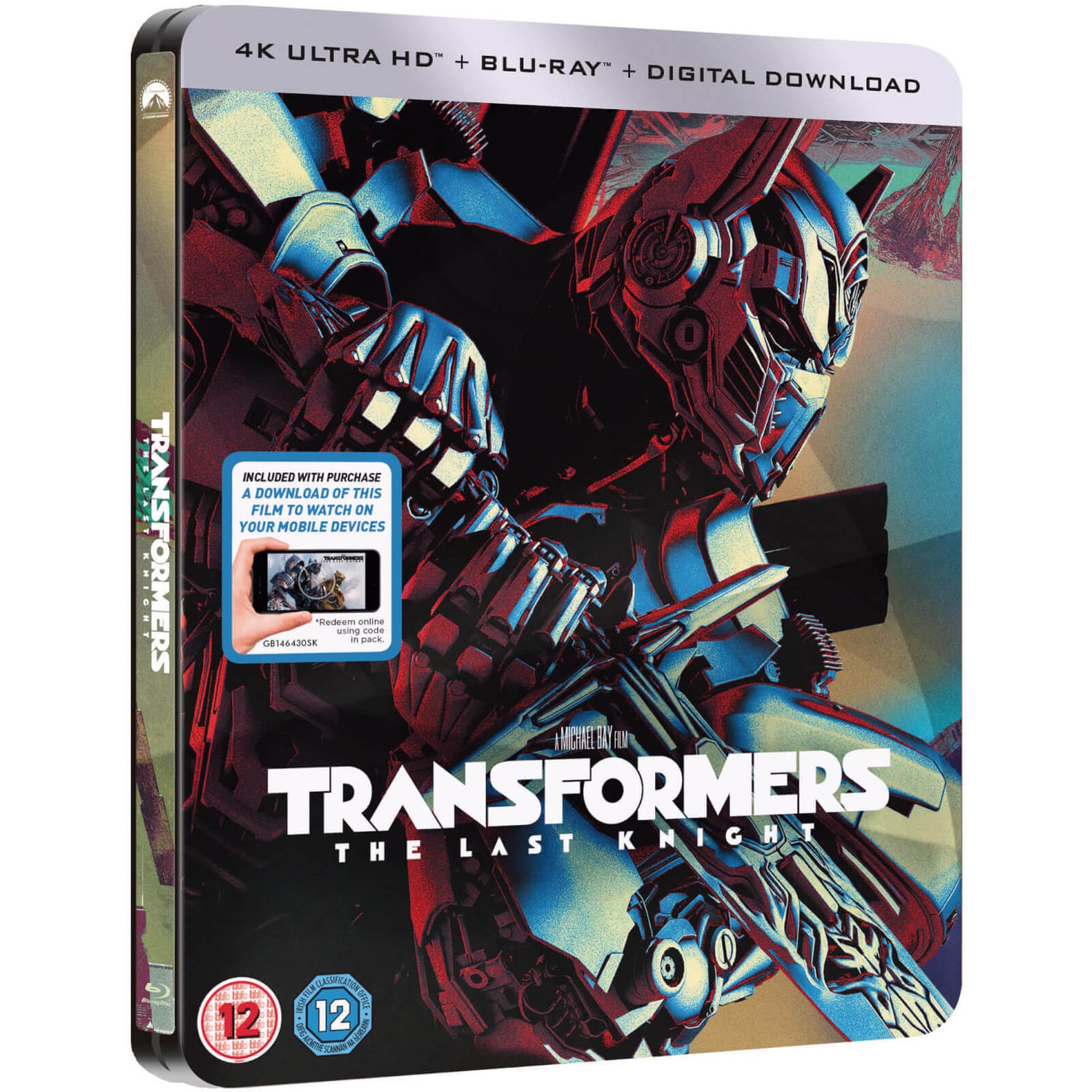 Transformers the last knight steelbook discount