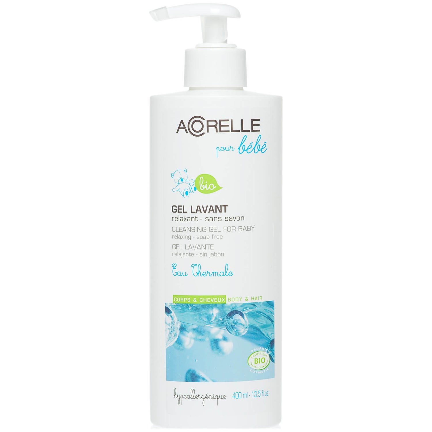 Acorelle baby gel detergente bio 400 ml