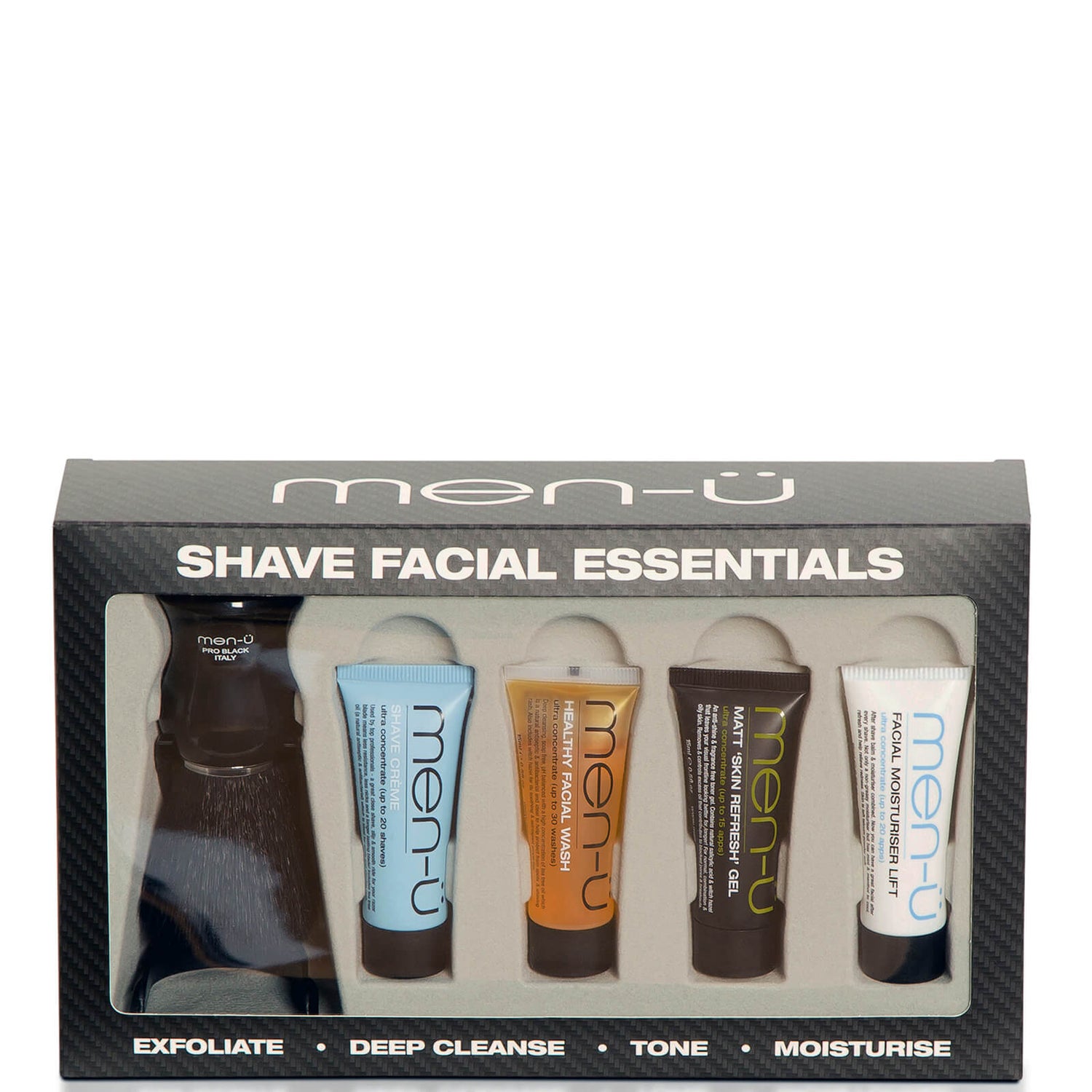 men-ü Shave Facial Essentials Set (Worth $57)