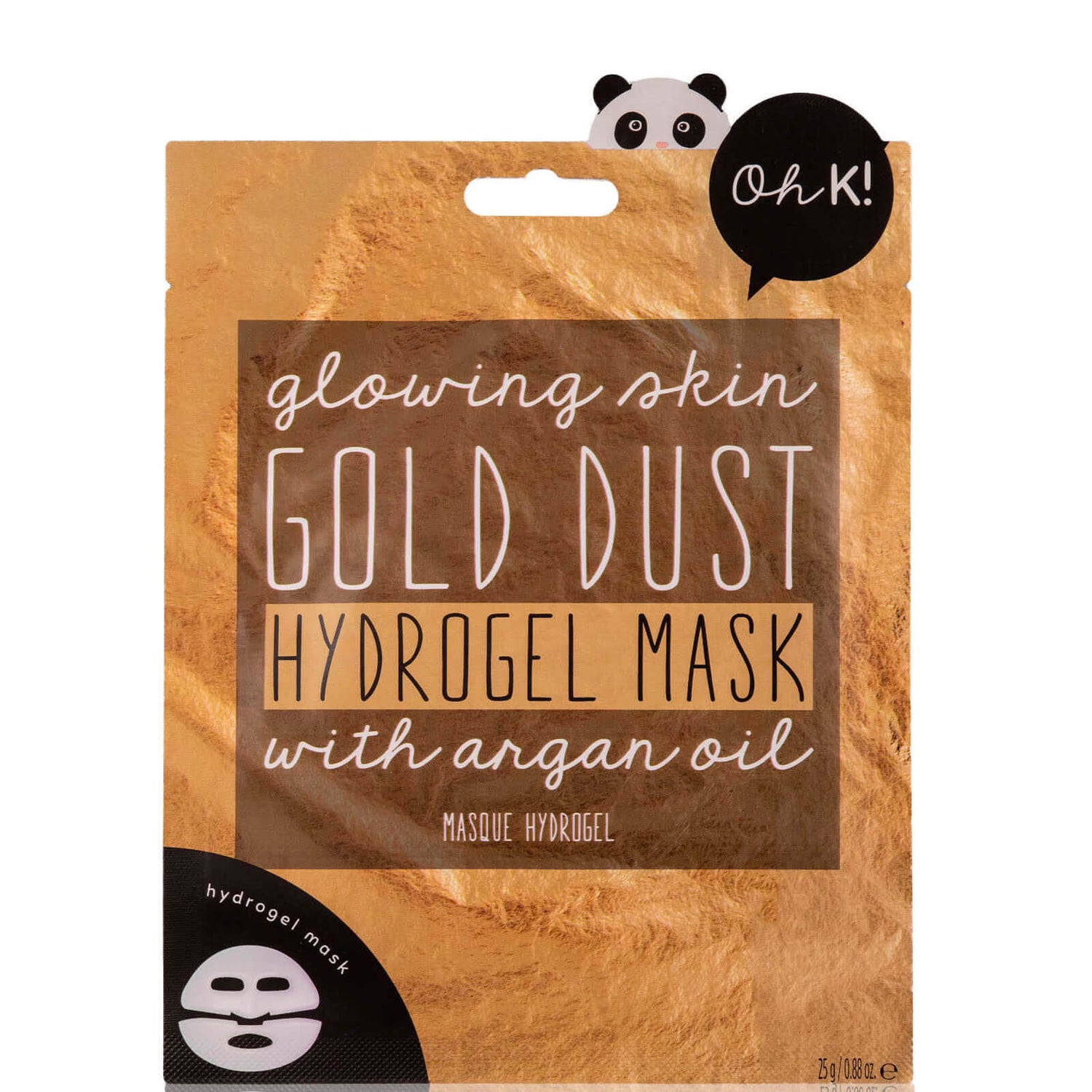 Маска для лица Oh K! Gold Dust Hydrogel Mask, 22 мл
