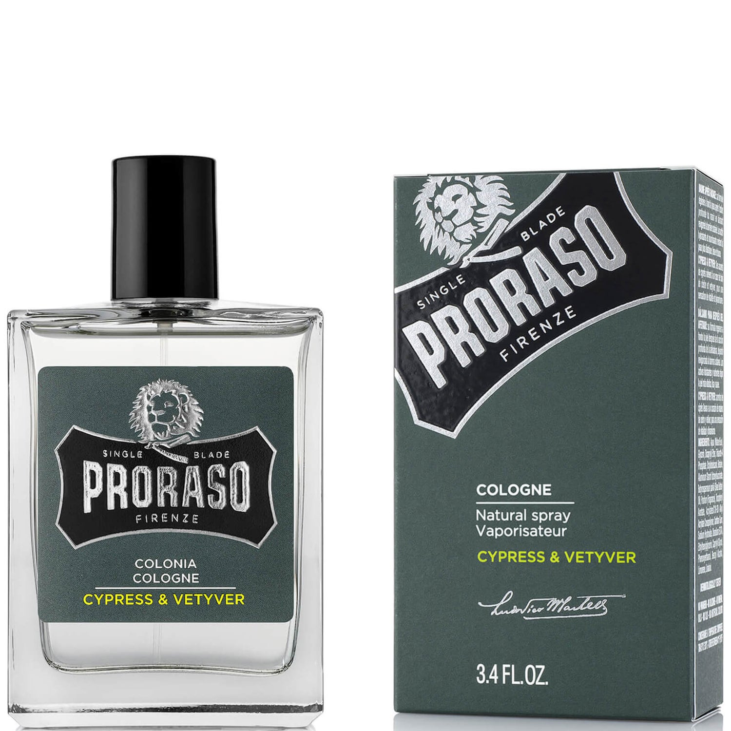 Proraso Cypress and Vetyver Cologne 100ml