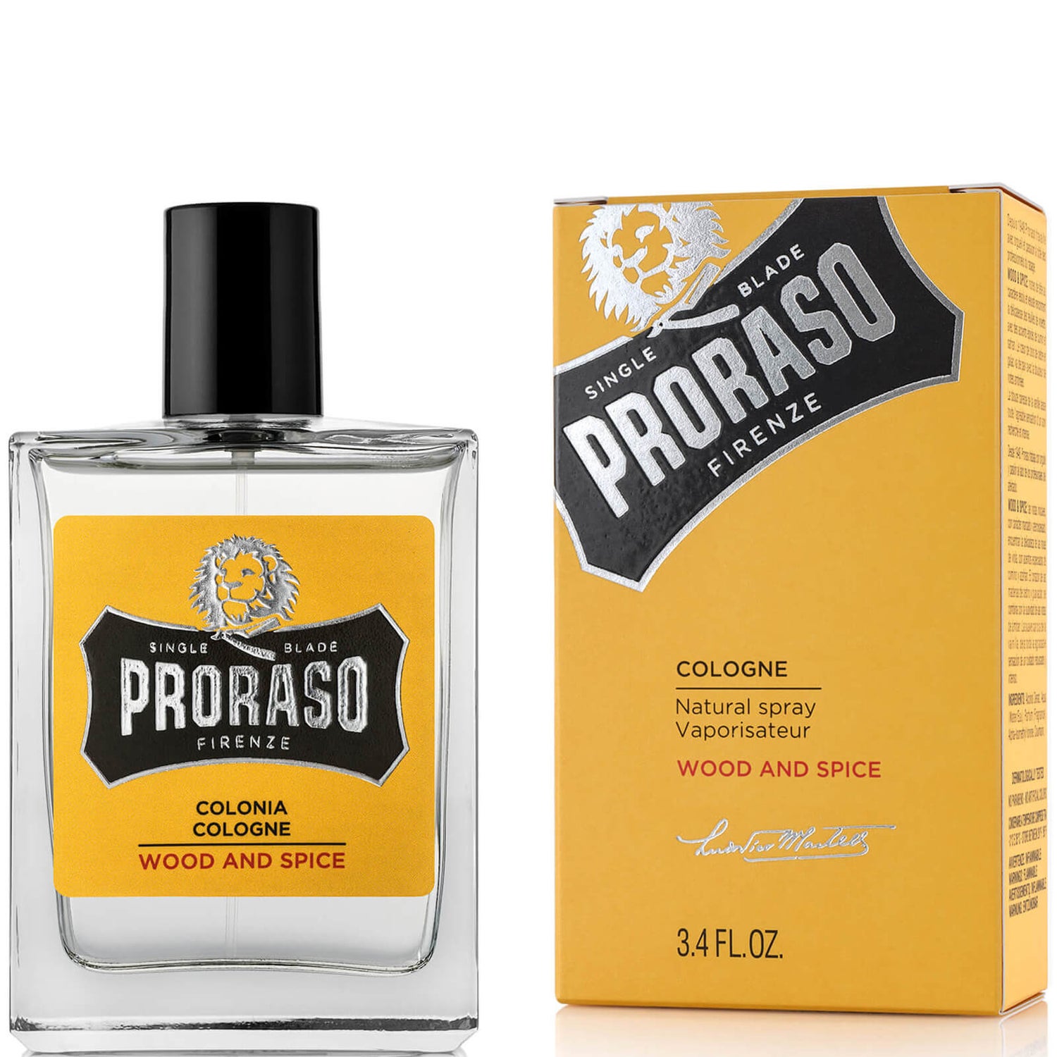 Proraso Wood and Spice Cologne 100 ml