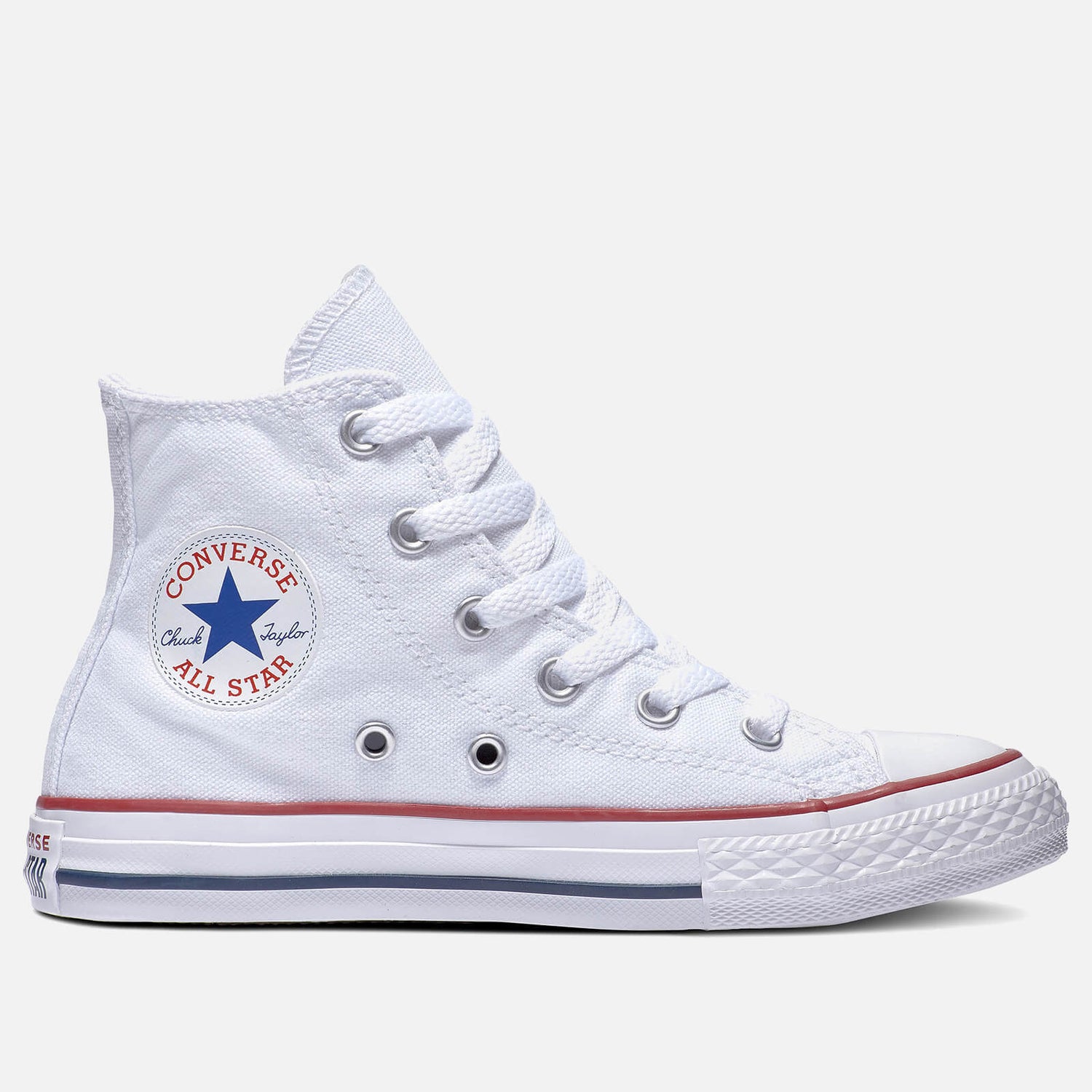 Converse Kid's Chuck Taylor All Star Hi - Top Tainers - Optical White