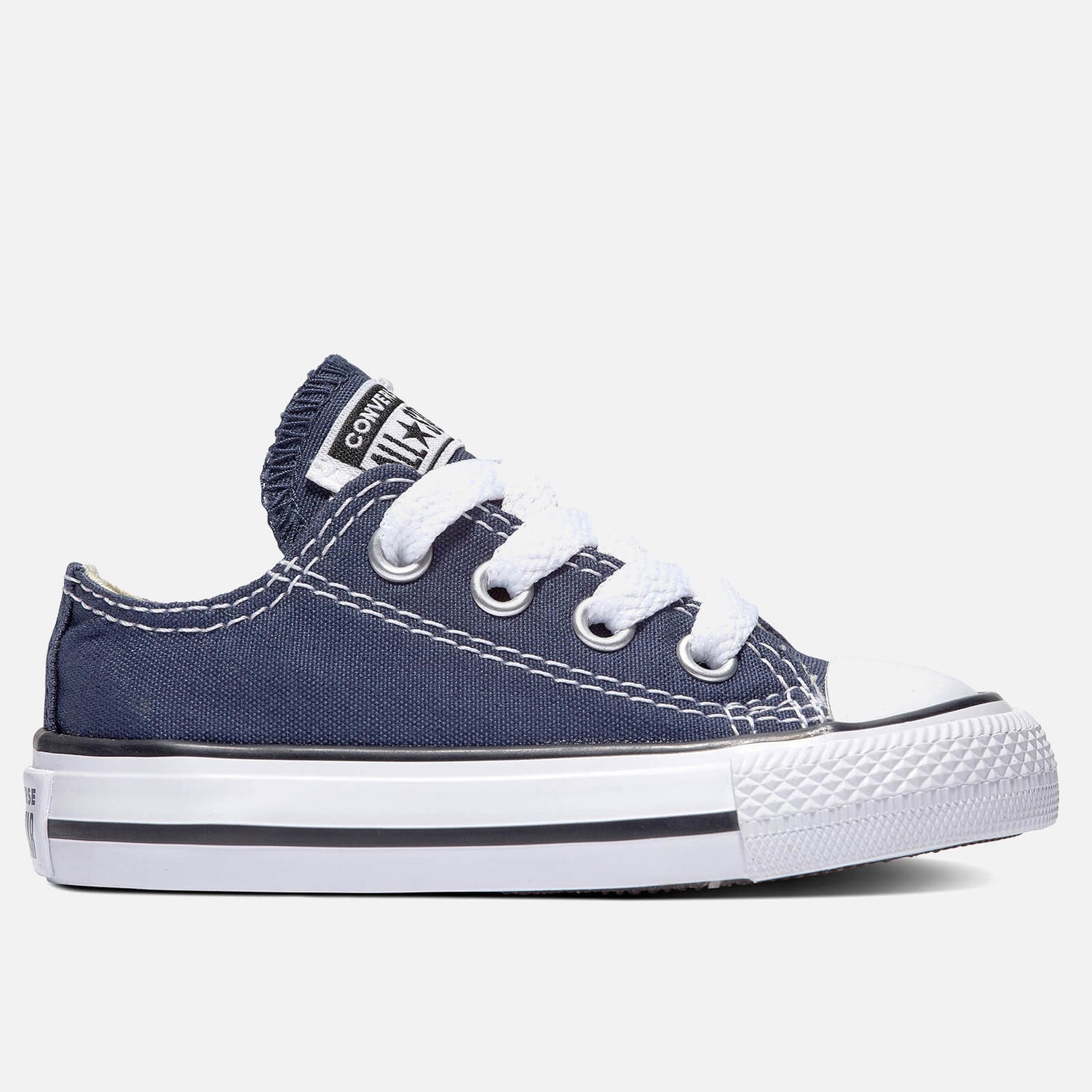 Converse Toddlers' Chuck Taylor All Star Ox Trainers - Navy - UK 3 Toddler