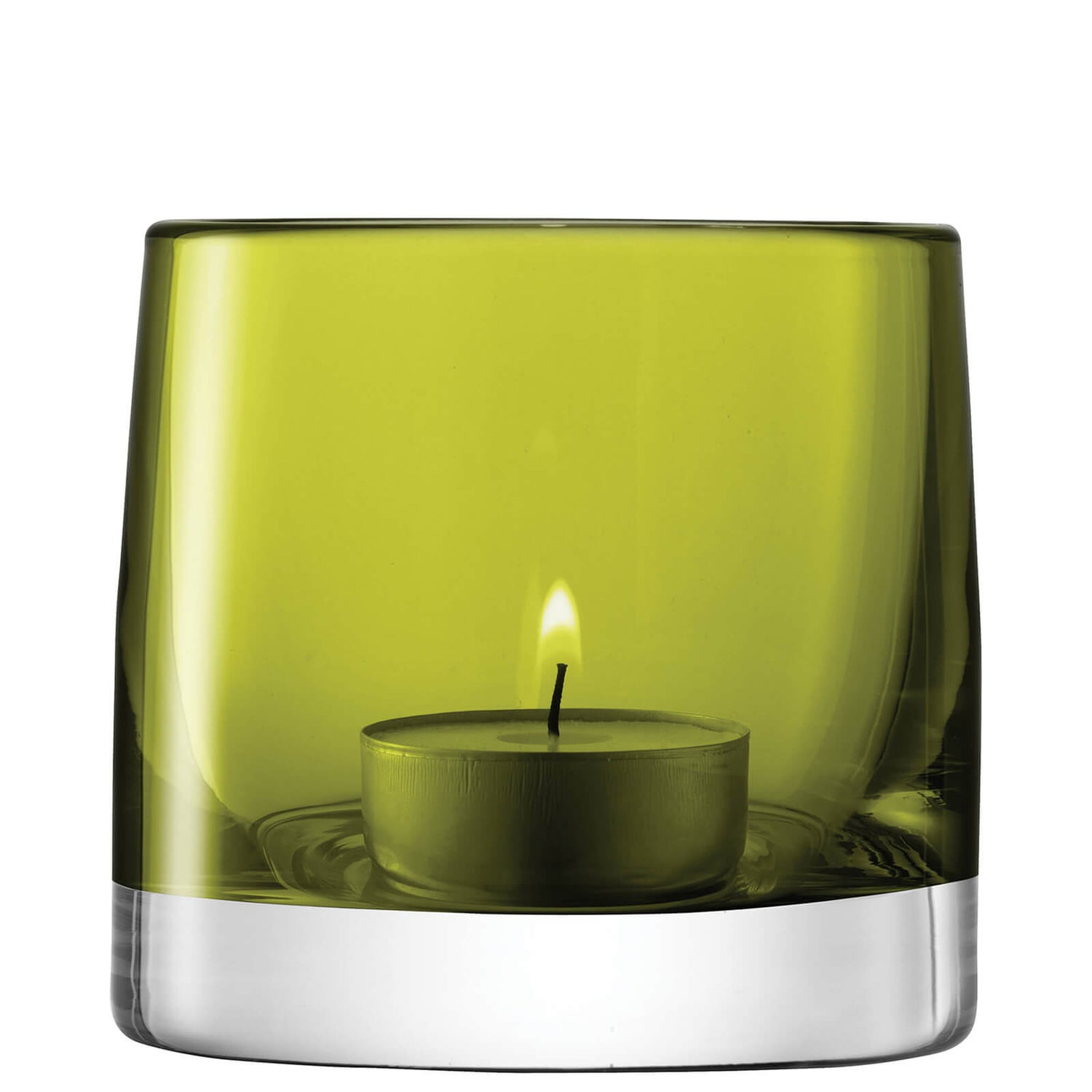 LSA Light Colour Tealight Holder - Olive