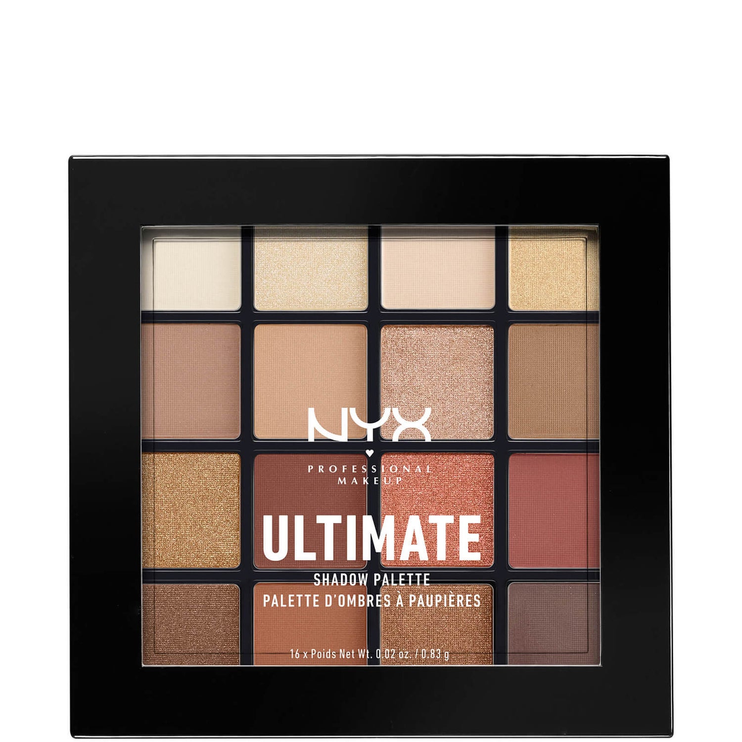 Paleta Ultimate Shadow da NYX Professional Makeup - Warm Neutrals