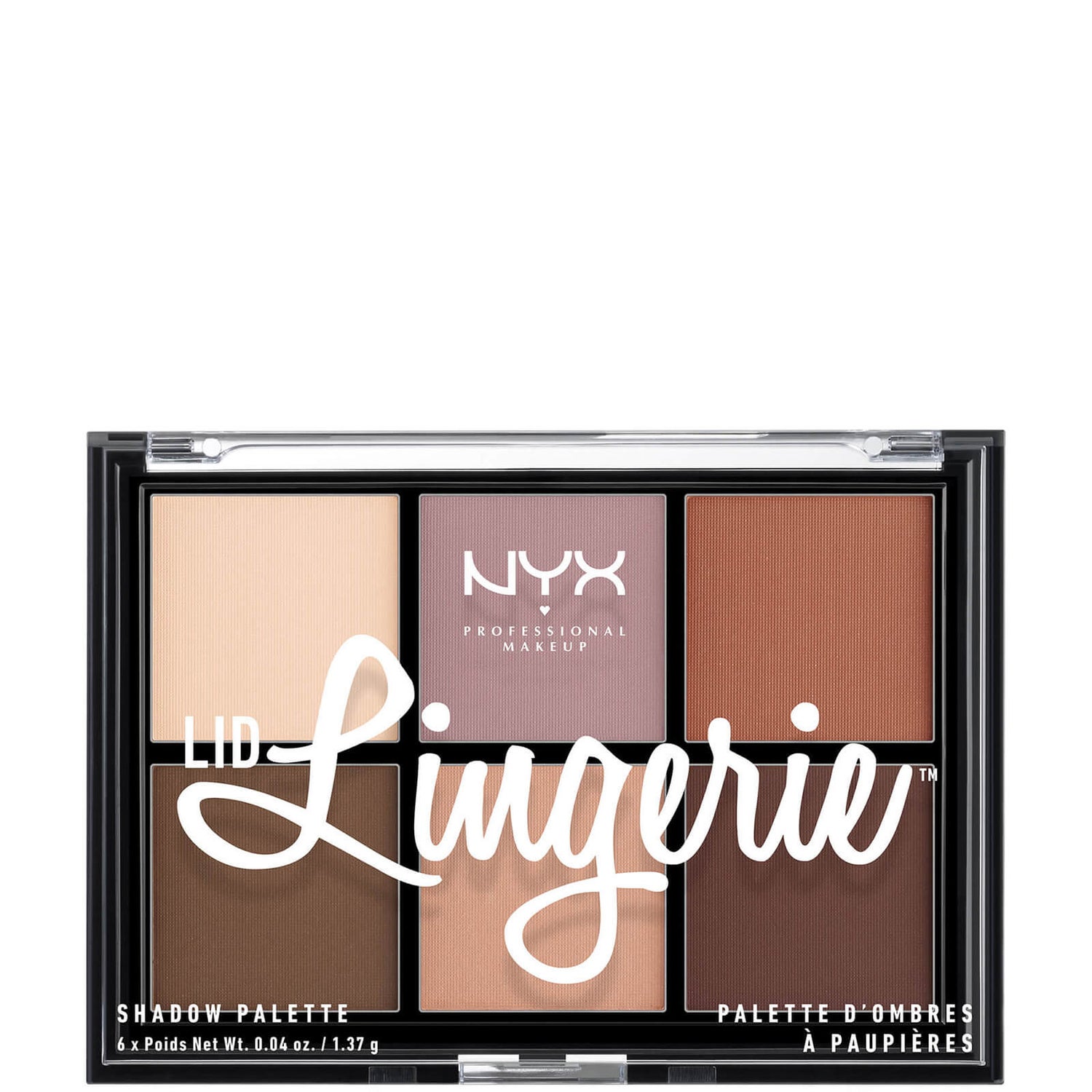 NYX Professional Makeup Paleta de Sombras de Ojos Lid Lingerie
