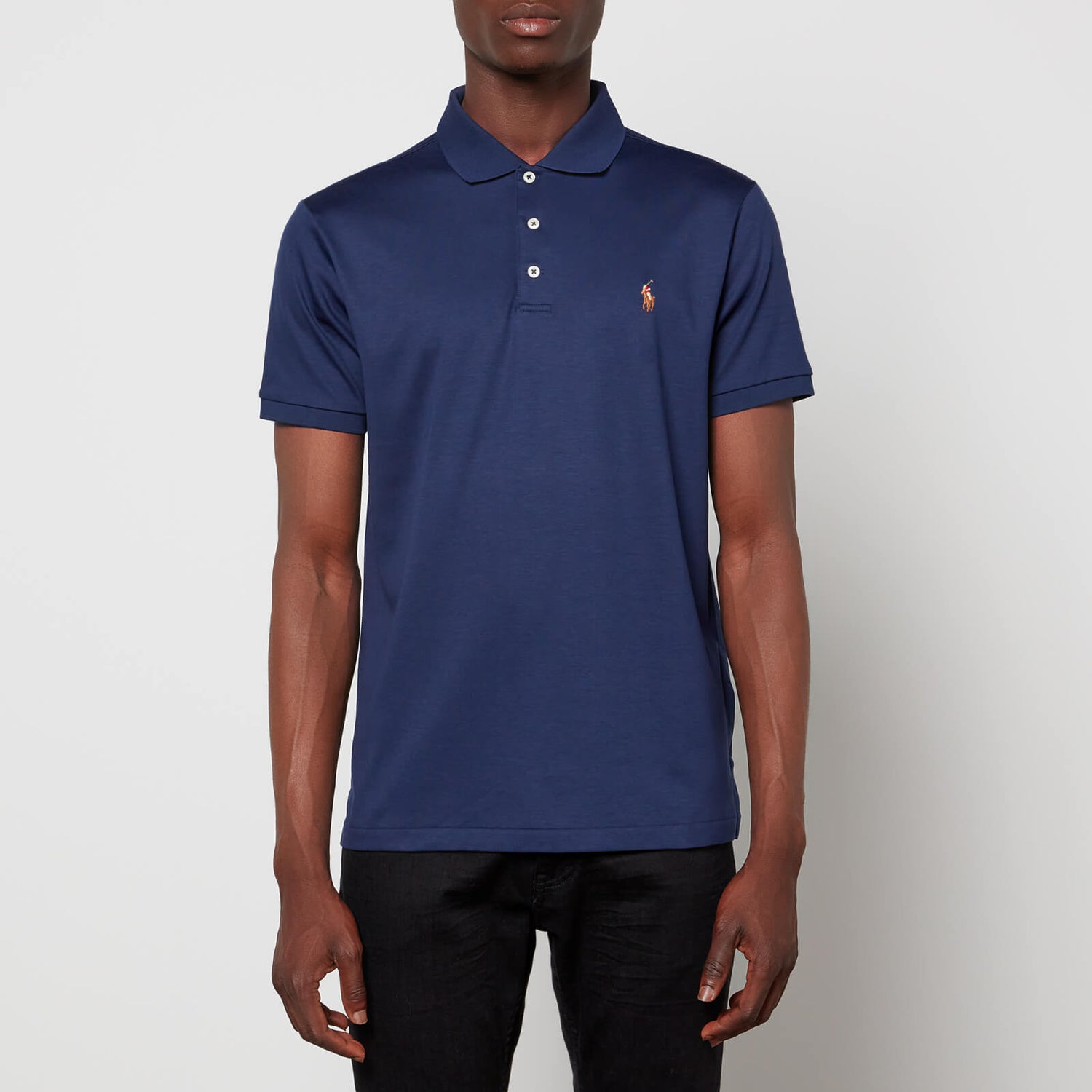 Polo Ralph Lauren Weiches Slim-Fit Poloshirt - French Navy - S