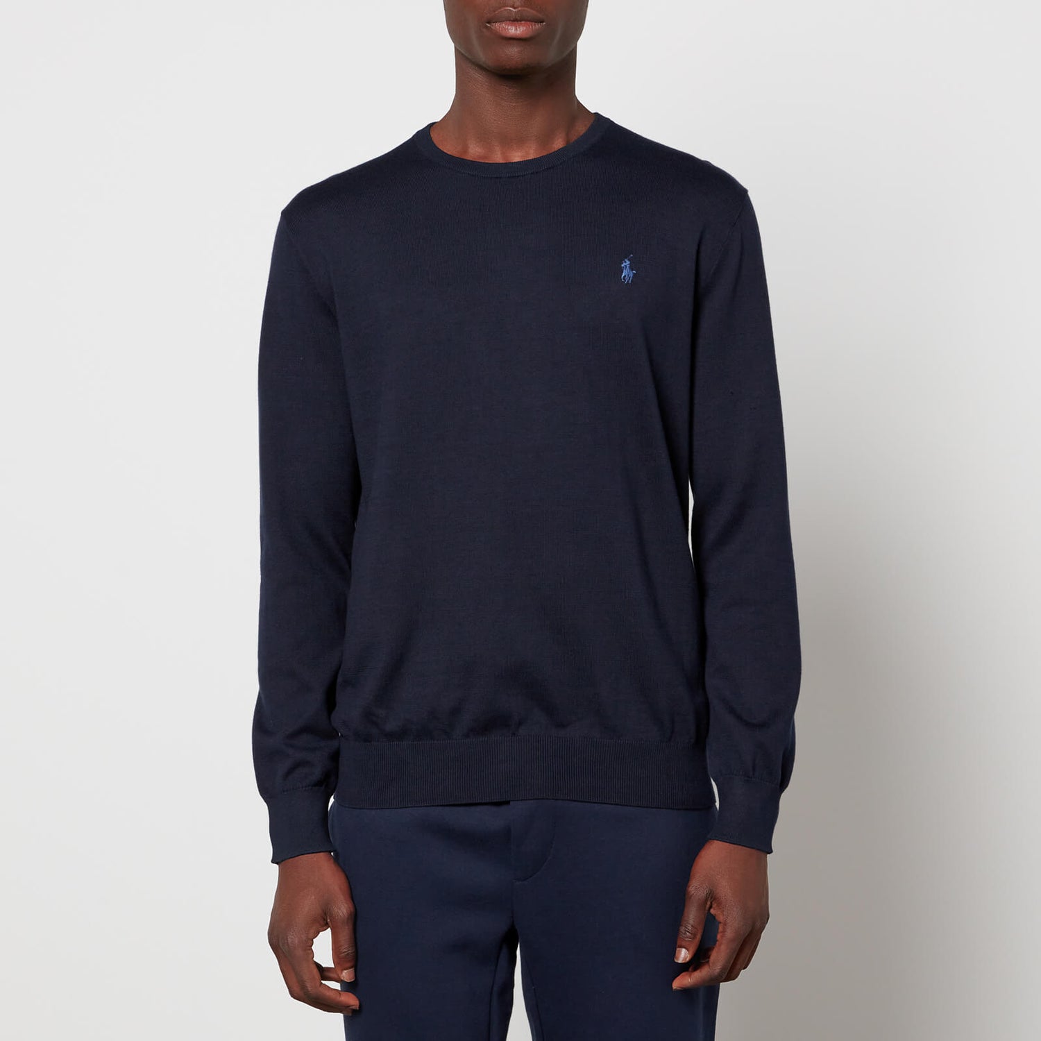 Polo Ralph Lauren Slim-Fit Baumwollpullover - Hunter Navy - S