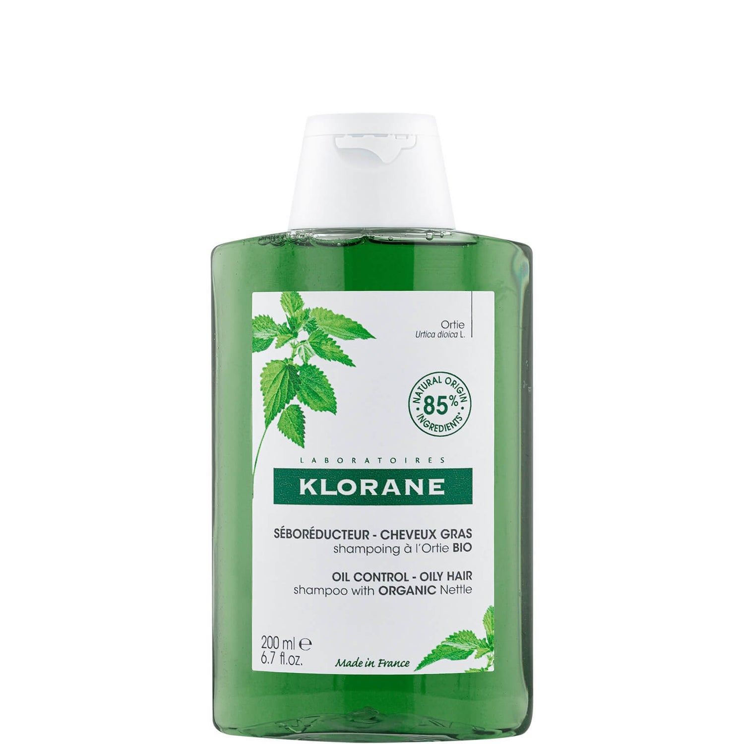 KLORANE Purifying Shampoo with Organic Nettle for Oily Hair 200ml