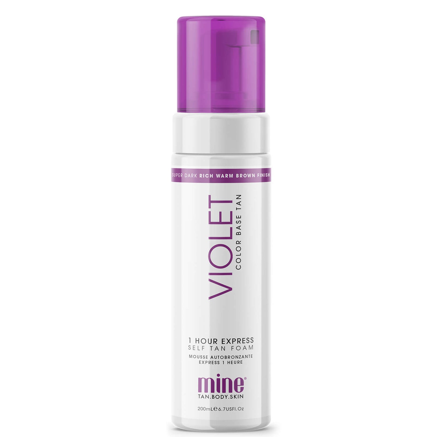 Mousse Autobronzante Violet MineTan (Base Couleur) 200 ml