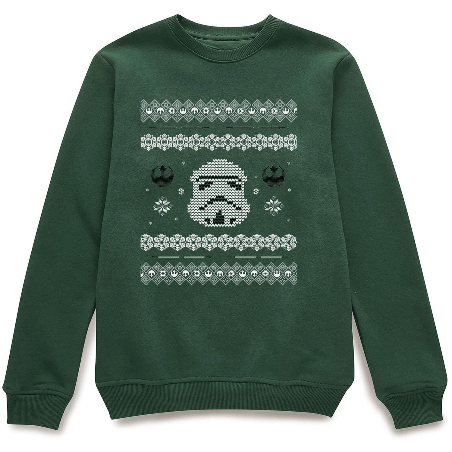 Star Wars Christmas Stormtrooper Knit Green Christmas Jumper
