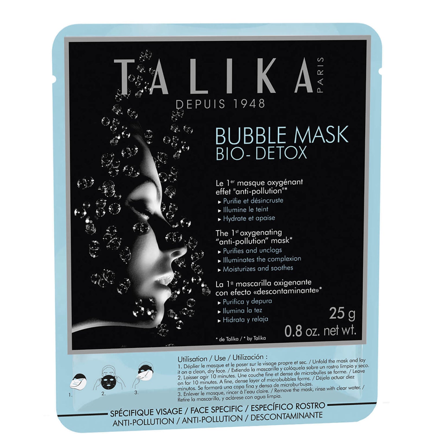Кислородная детокс-маска Talika Bubble Mask Bio Detox