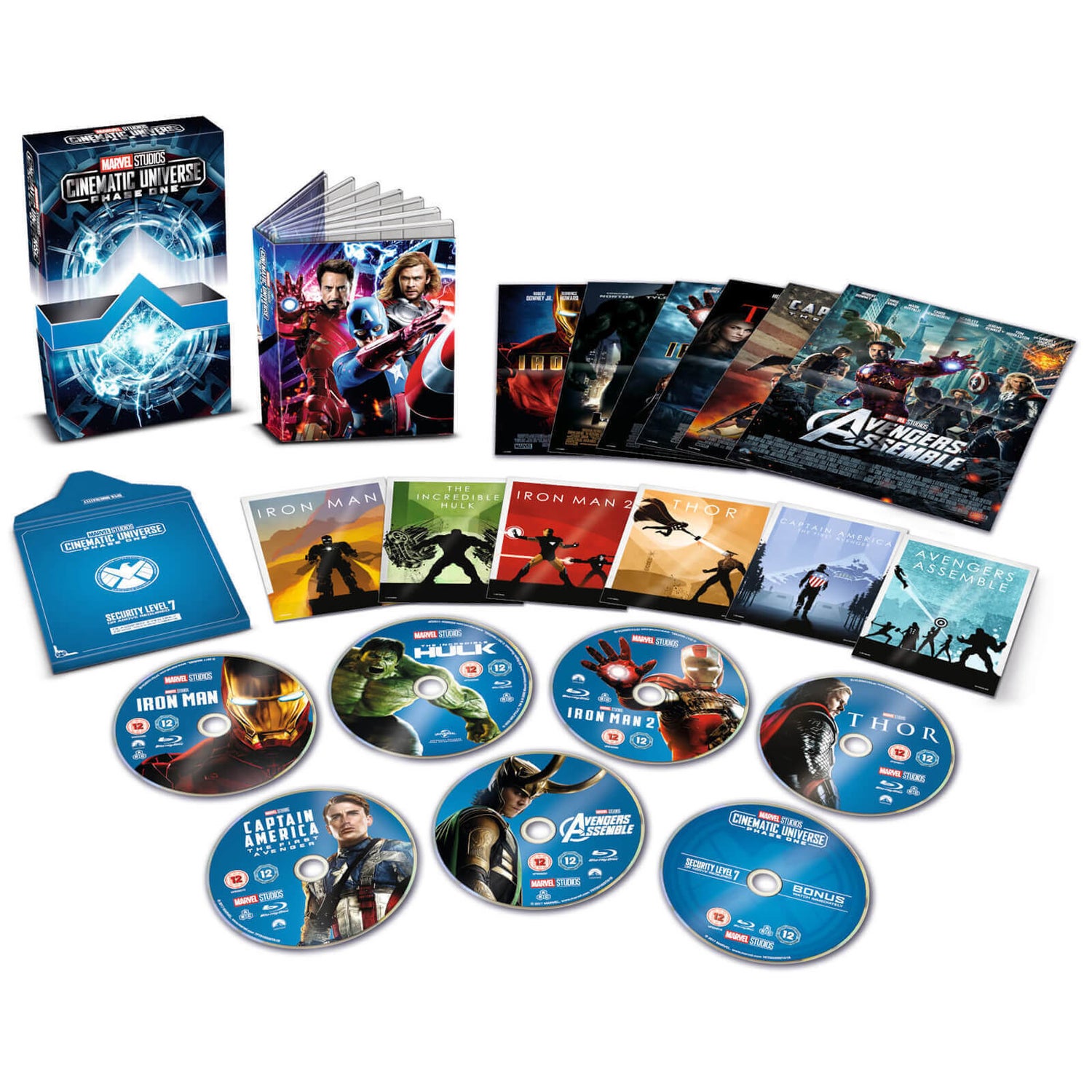 Marvel Studios Collector's Edition Box Set - Phase 1 Blu-ray - Zavvi UK